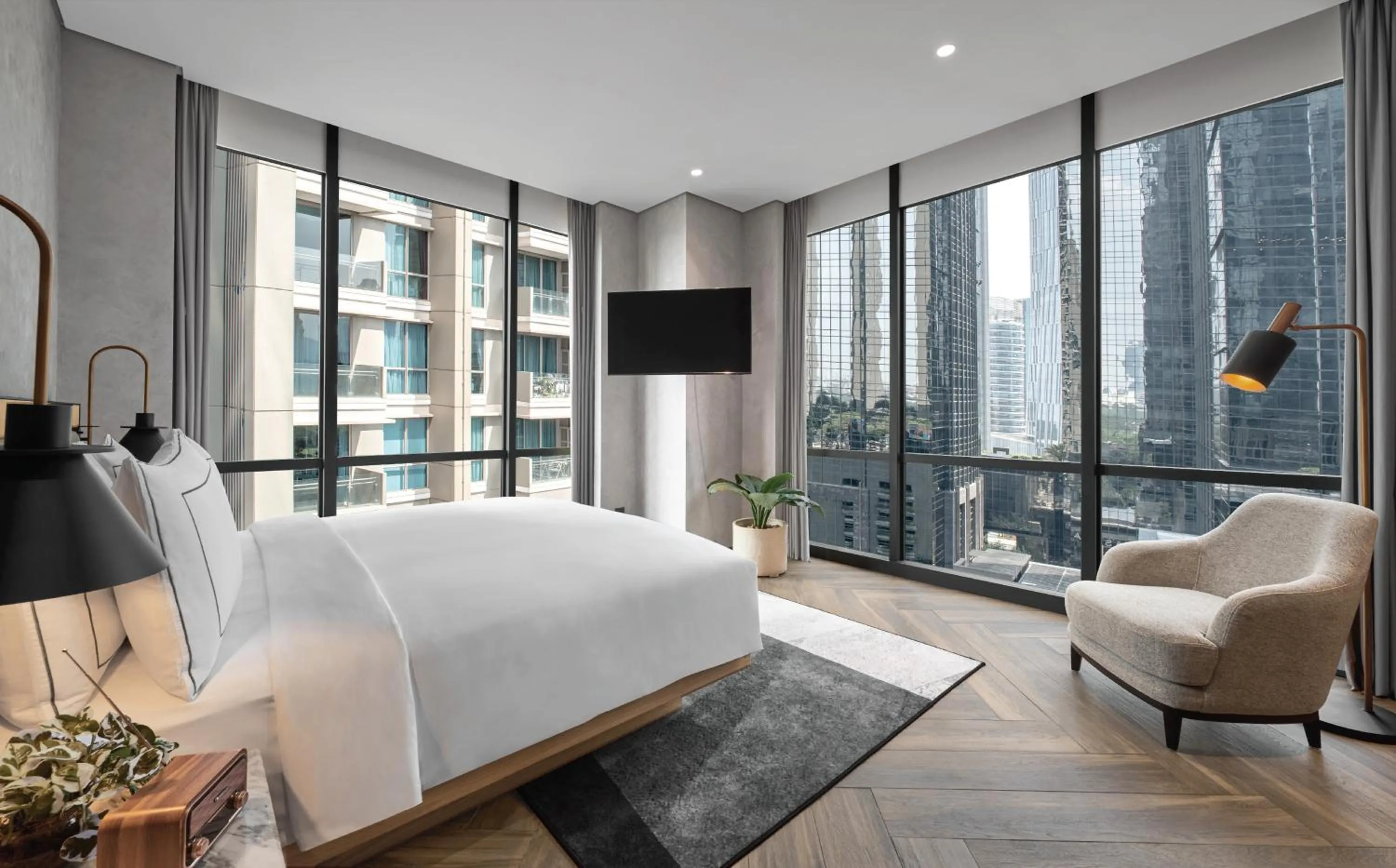 Bedroom, Bed in 25hours Hotel Jakarta The Oddbird