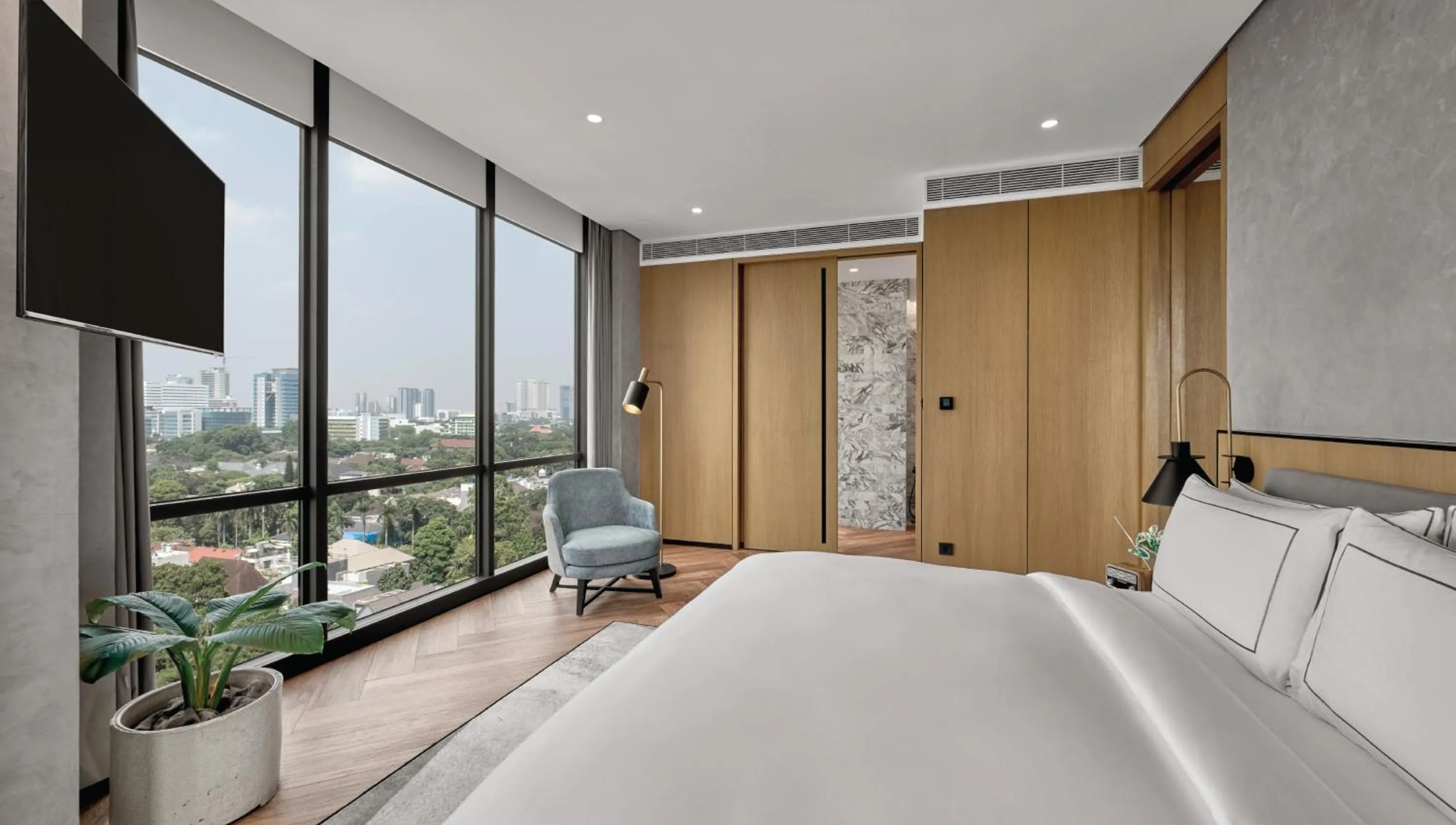 Bed in 25hours Hotel Jakarta The Oddbird