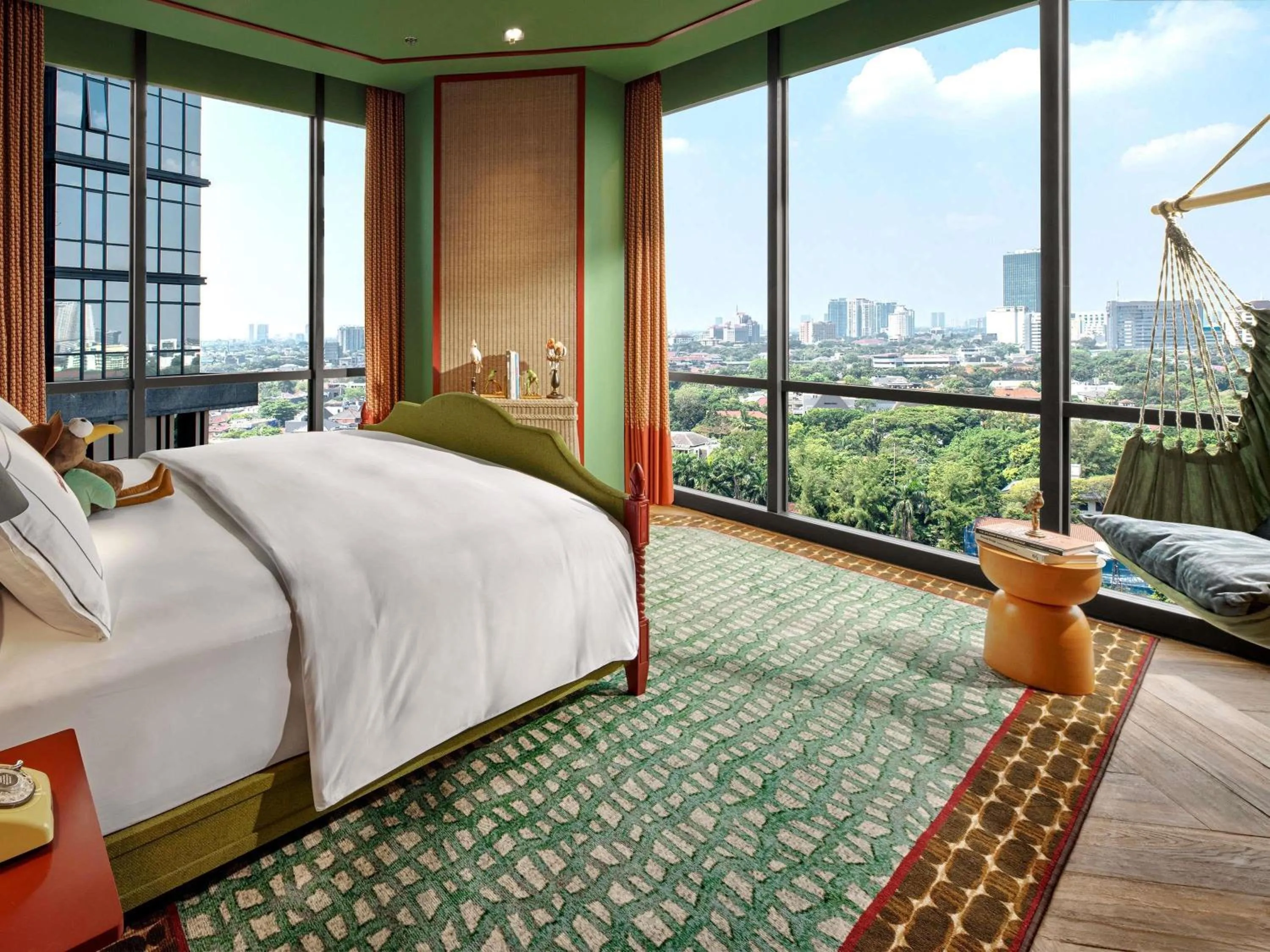 Bedroom, Bed in 25hours Hotel Jakarta The Oddbird