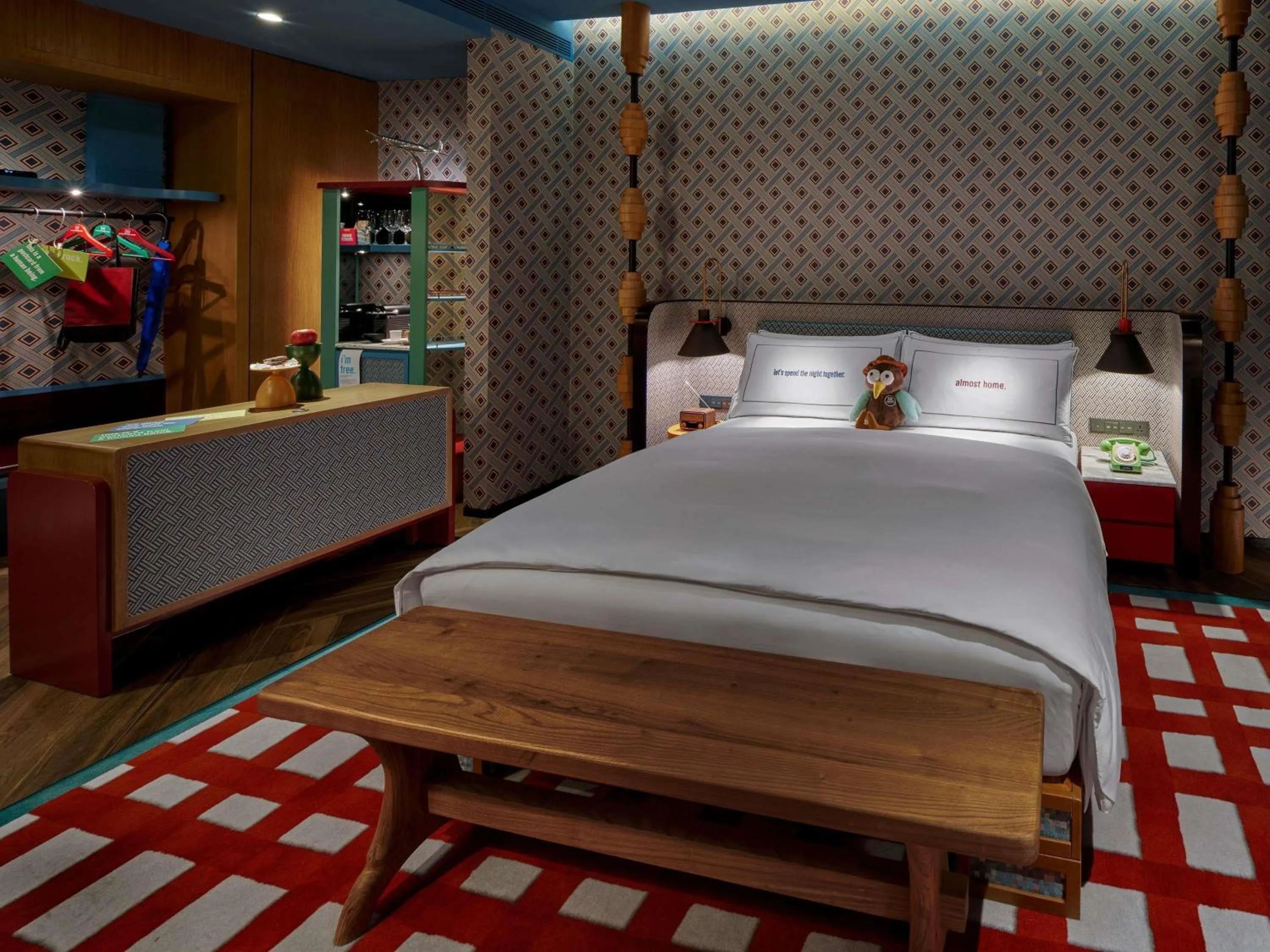 Bedroom, Bed in 25hours Hotel Jakarta The Oddbird