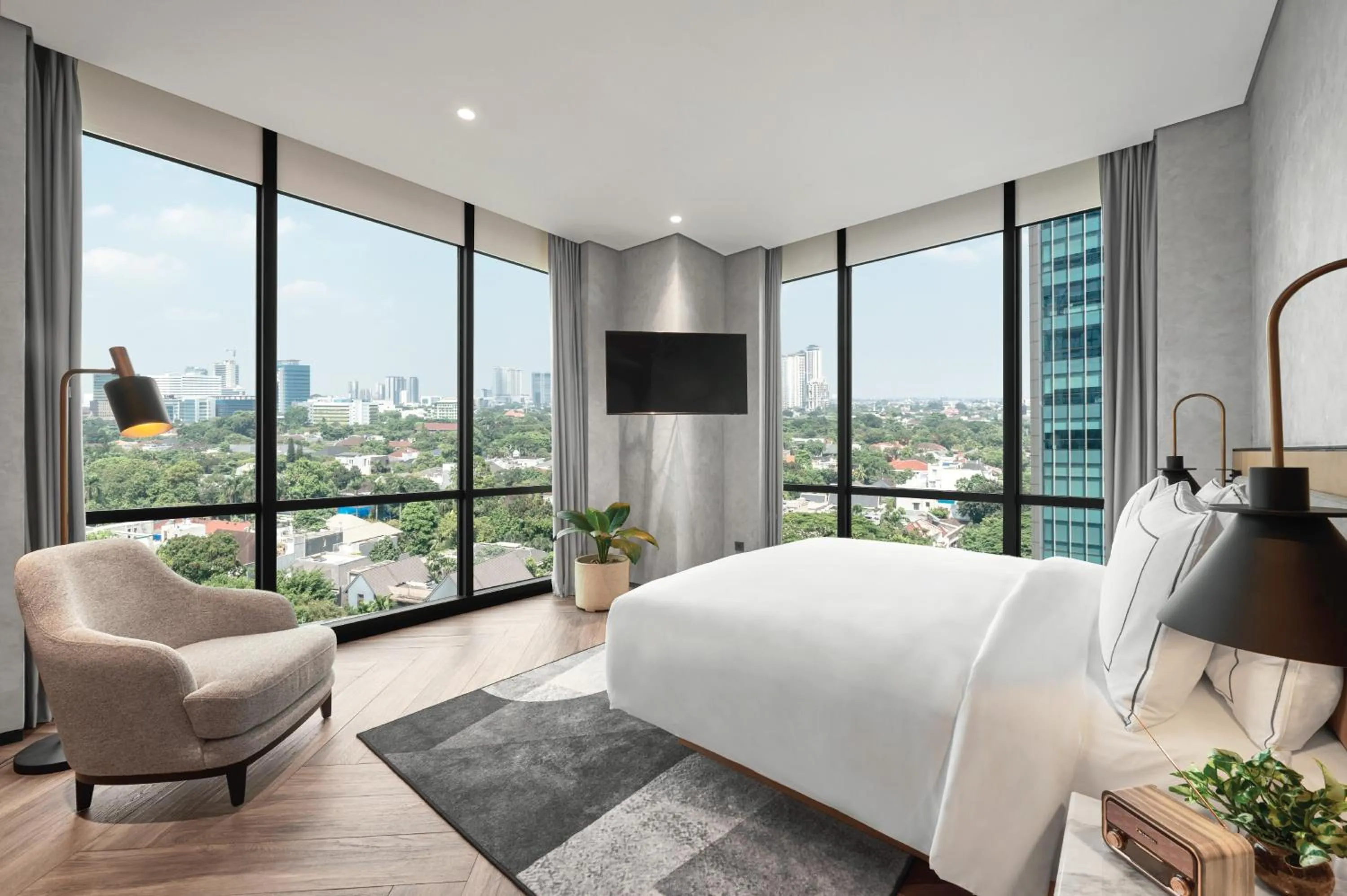 Bedroom, Bed in 25hours Hotel Jakarta The Oddbird