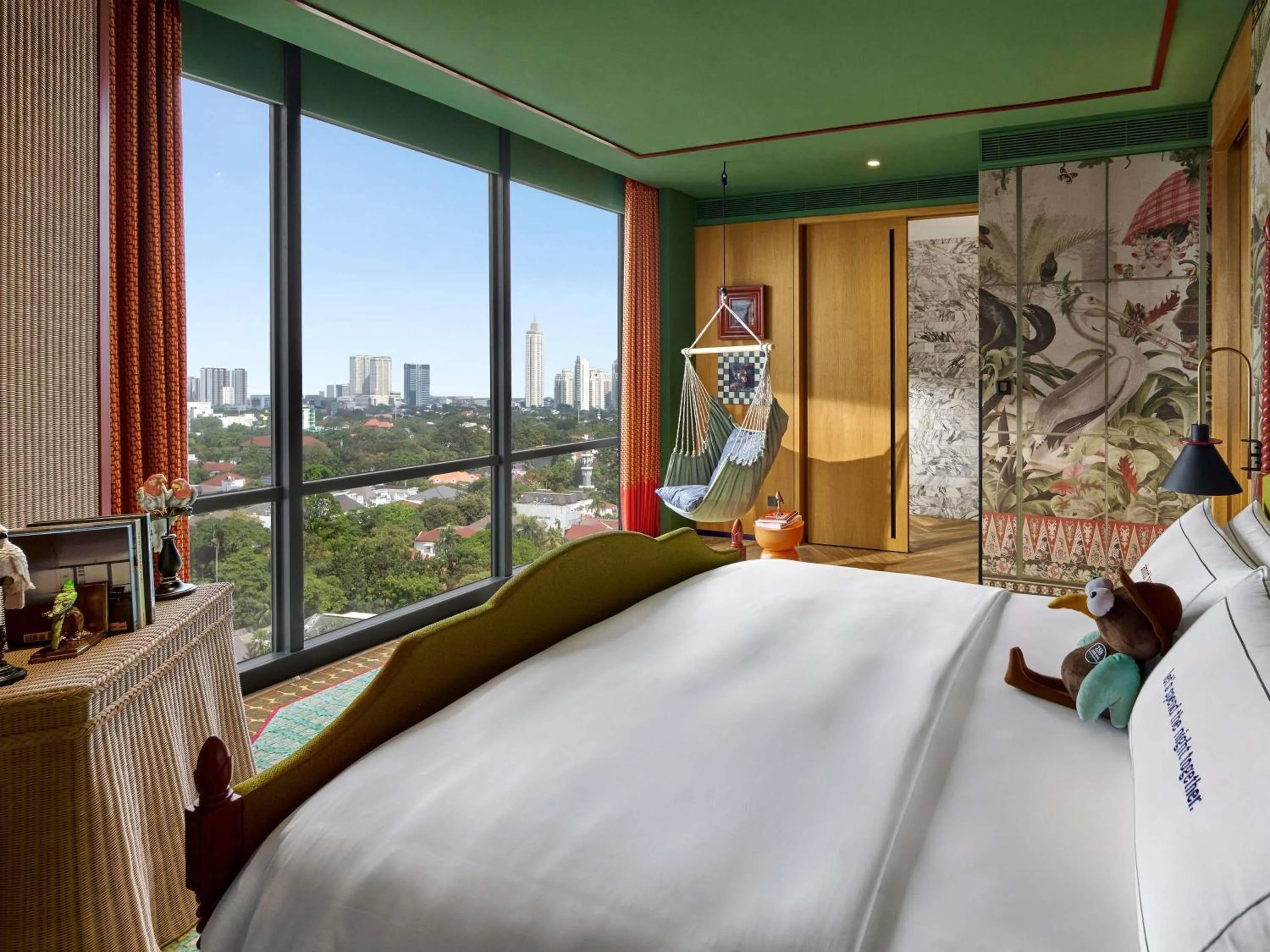 Bedroom, Bed in 25hours Hotel Jakarta The Oddbird