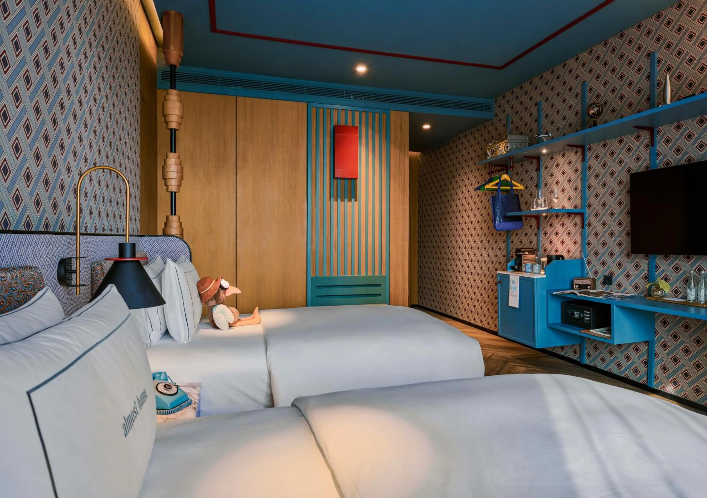 Bedroom, Bed in 25hours Hotel Jakarta The Oddbird