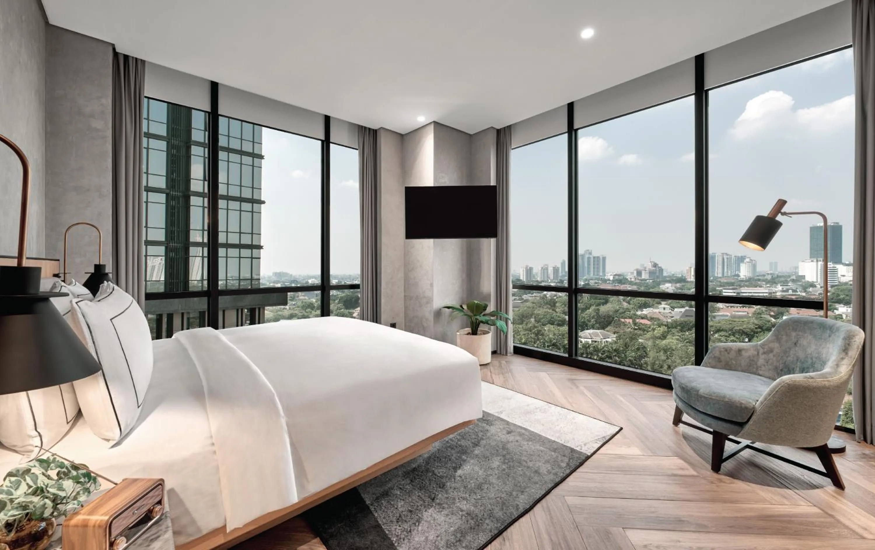 Bed in 25hours Hotel Jakarta The Oddbird