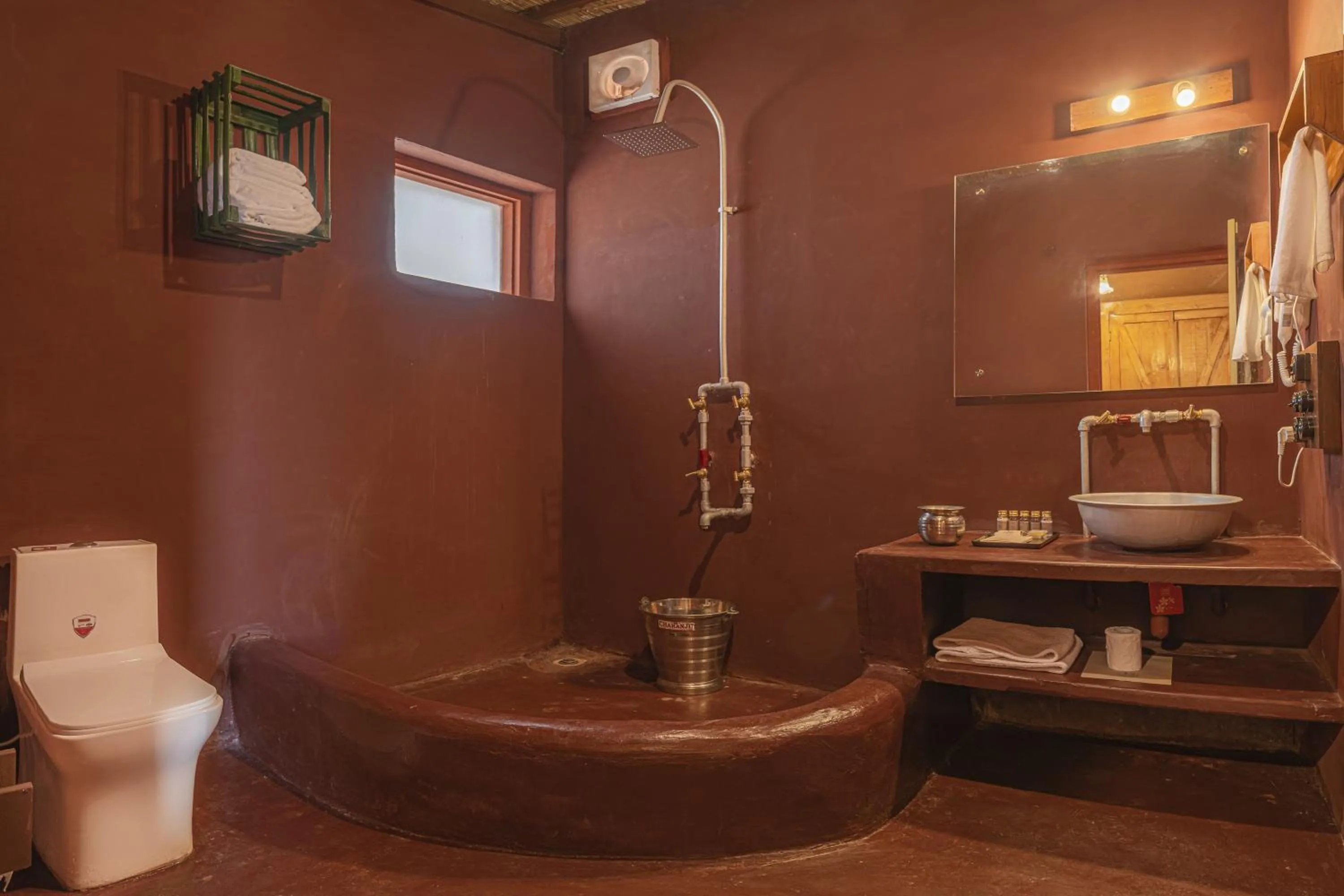 Shower in A Kasauli Ggaon by Echor