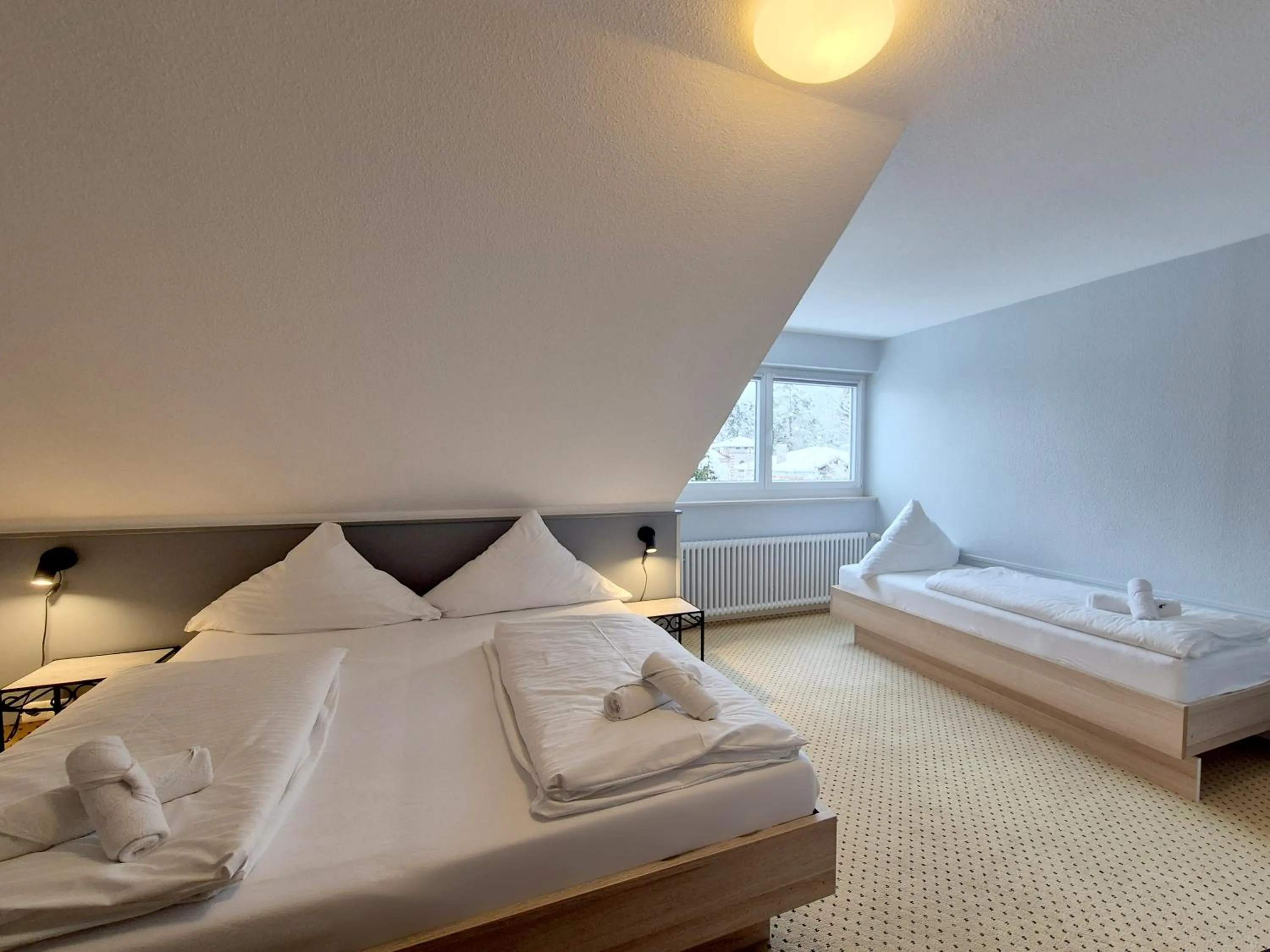 Bed in Hotel Schachener Hof
