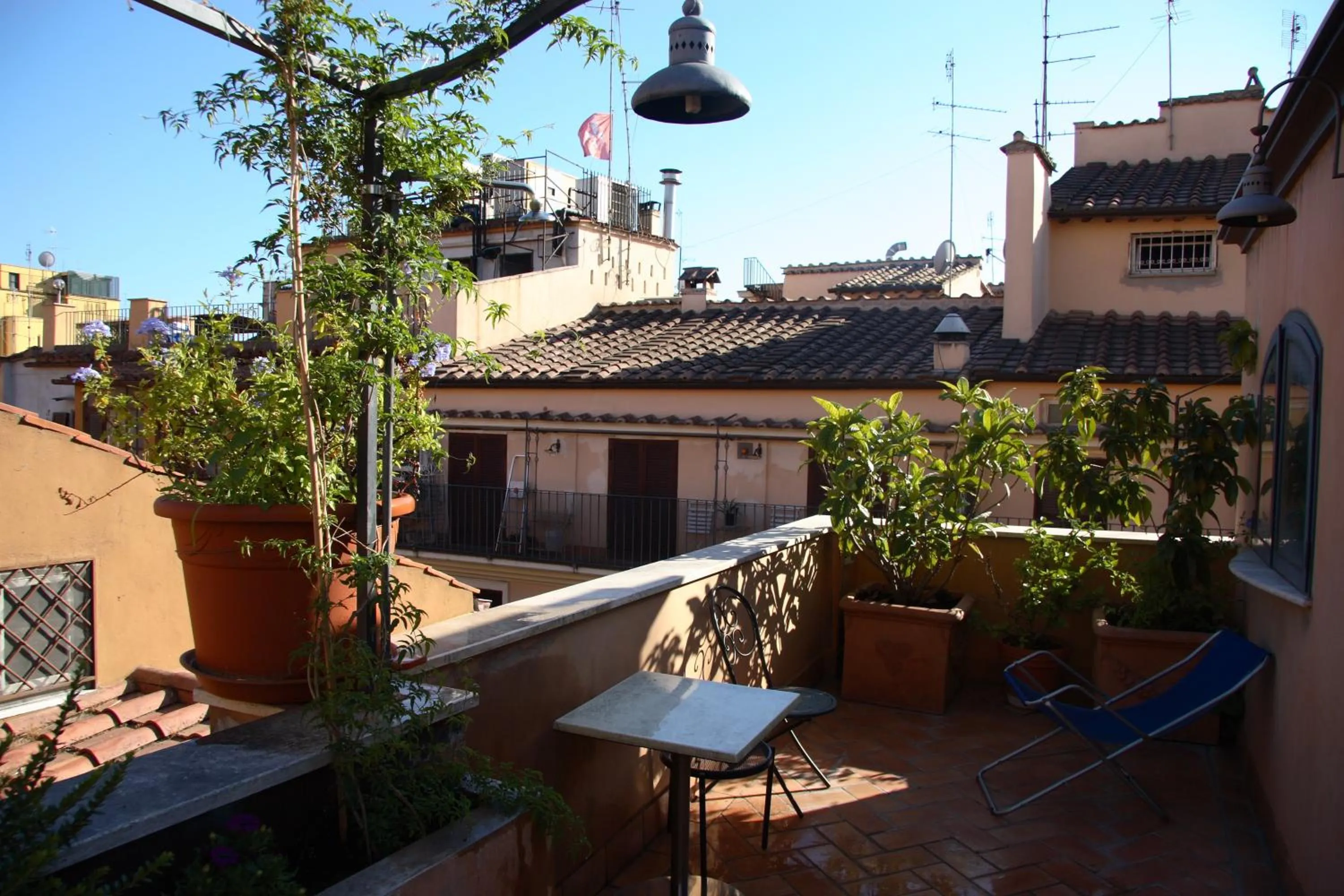 Balcony/Terrace in Hotel Piazza Di Spagna