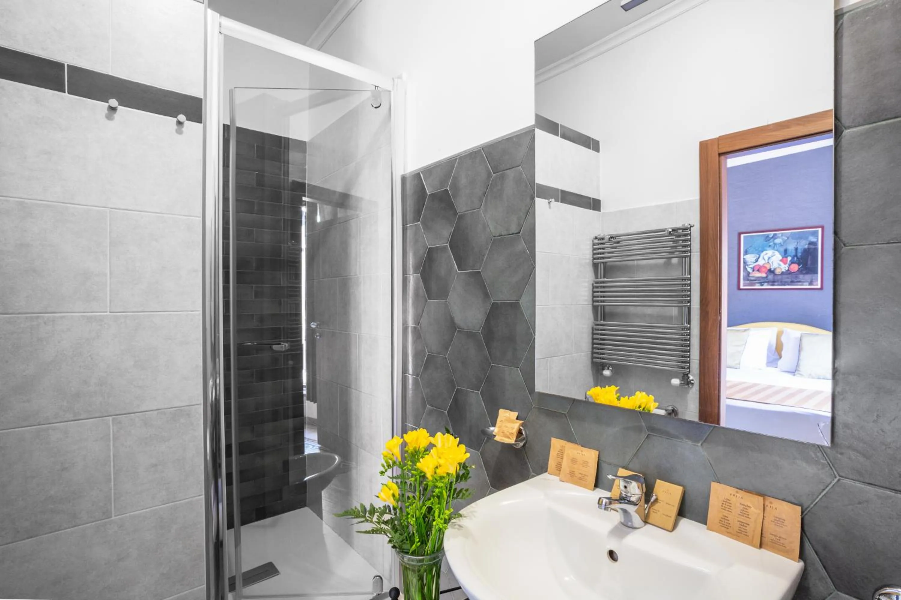 Shower in Hotel Piazza Di Spagna