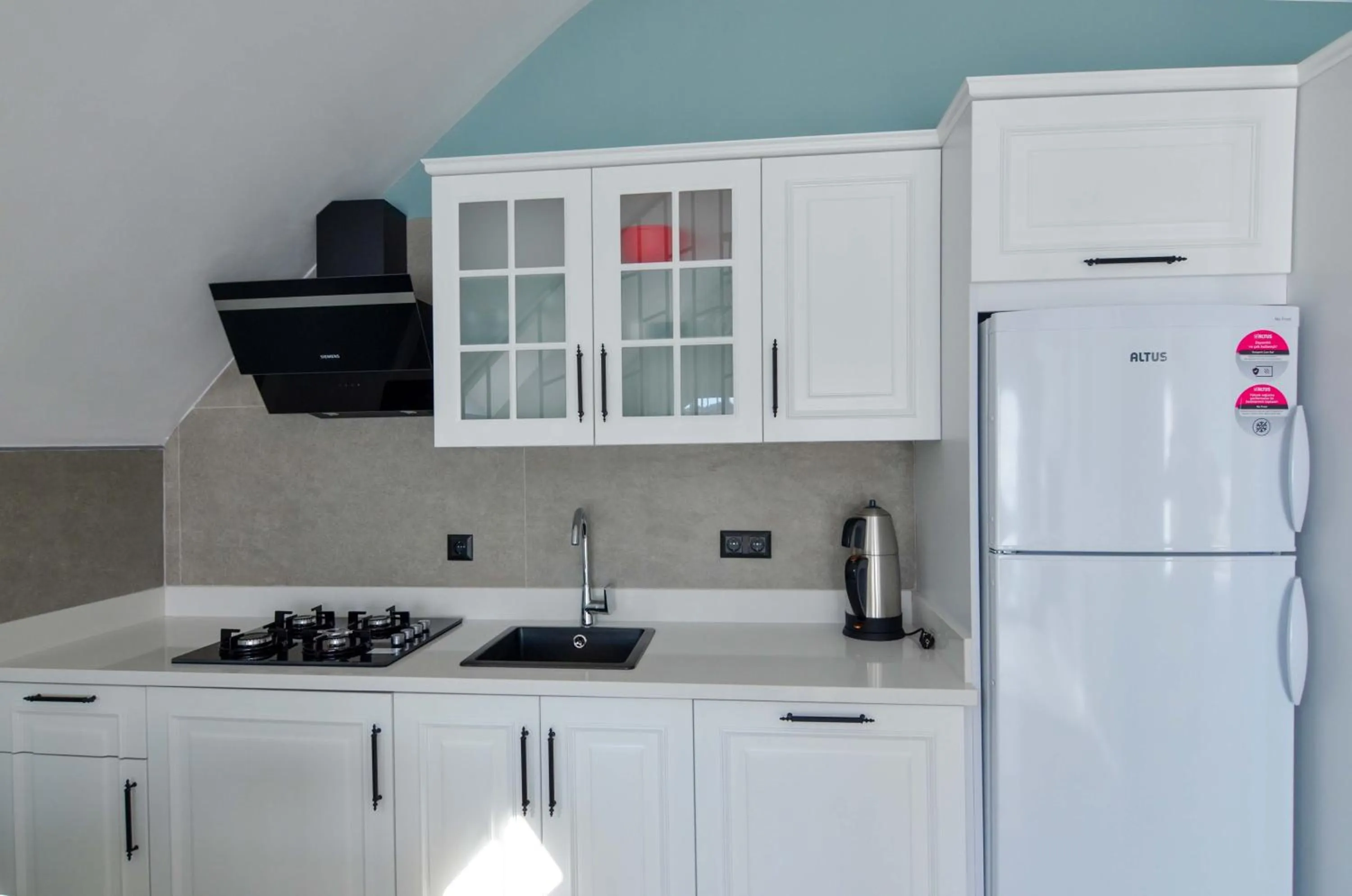 Kitchen or kitchenette in Juglans Suites