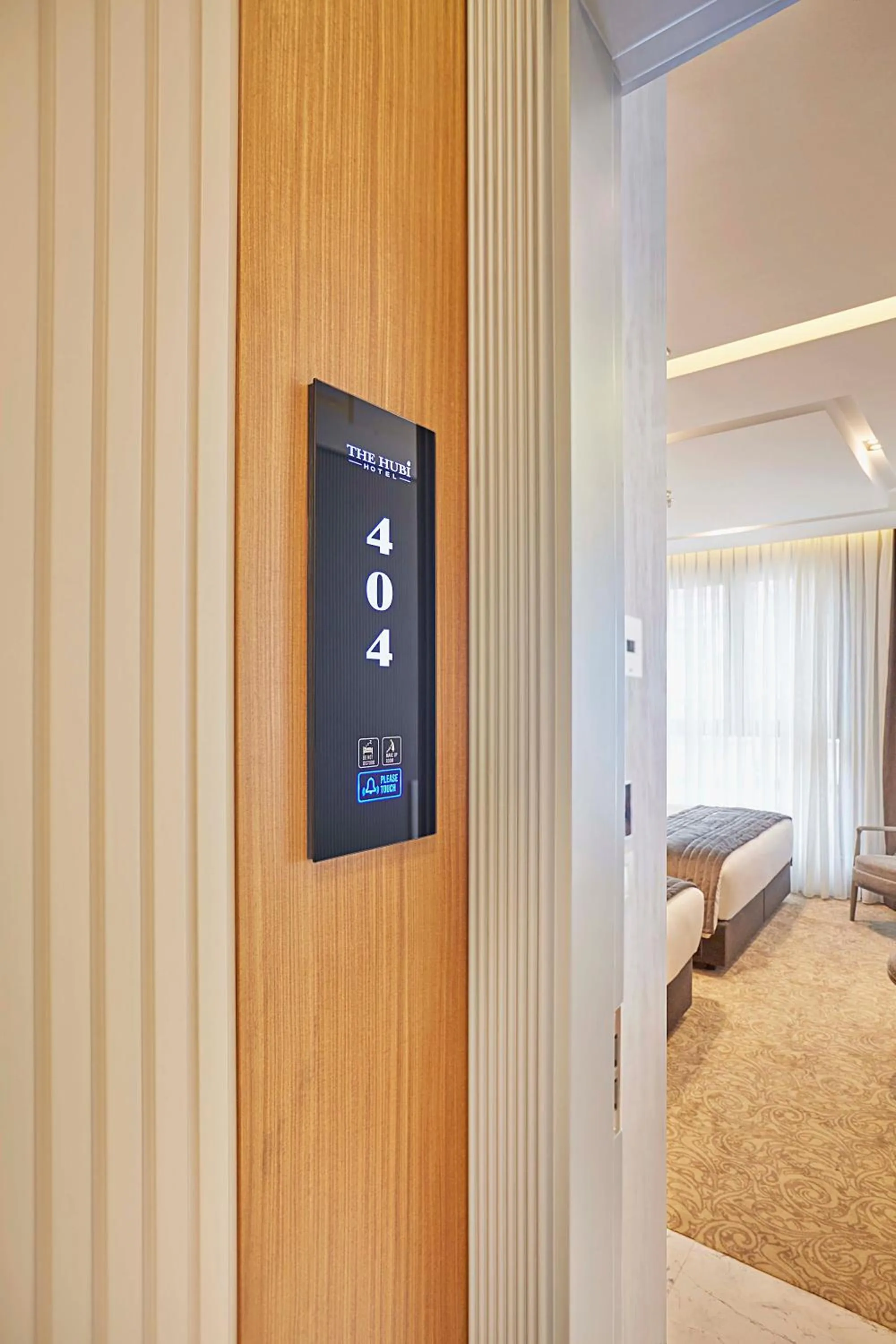 Decorative detail, Bed in THE HUBİ HOTEL