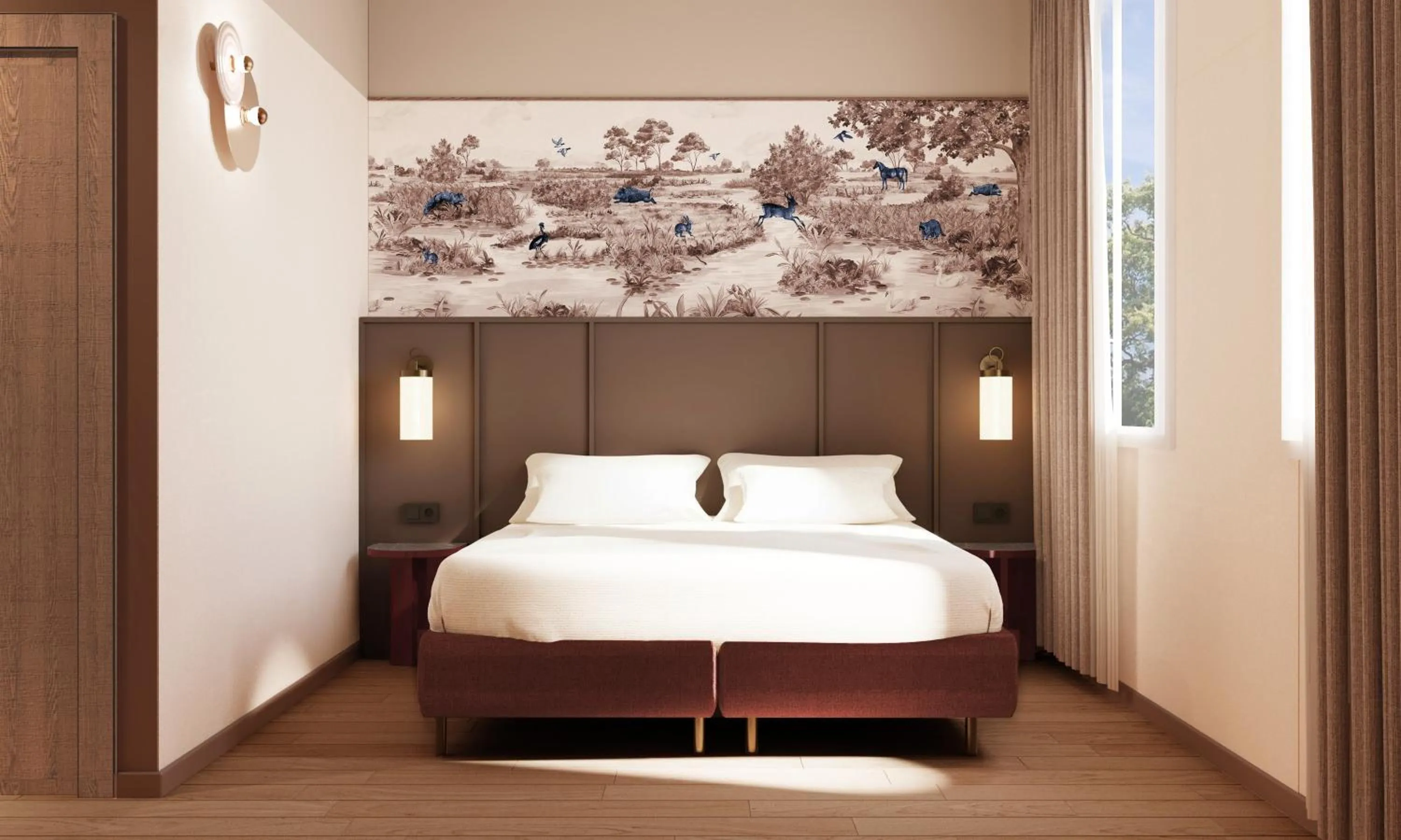 Bed in UNA HOTELS Occhiobello