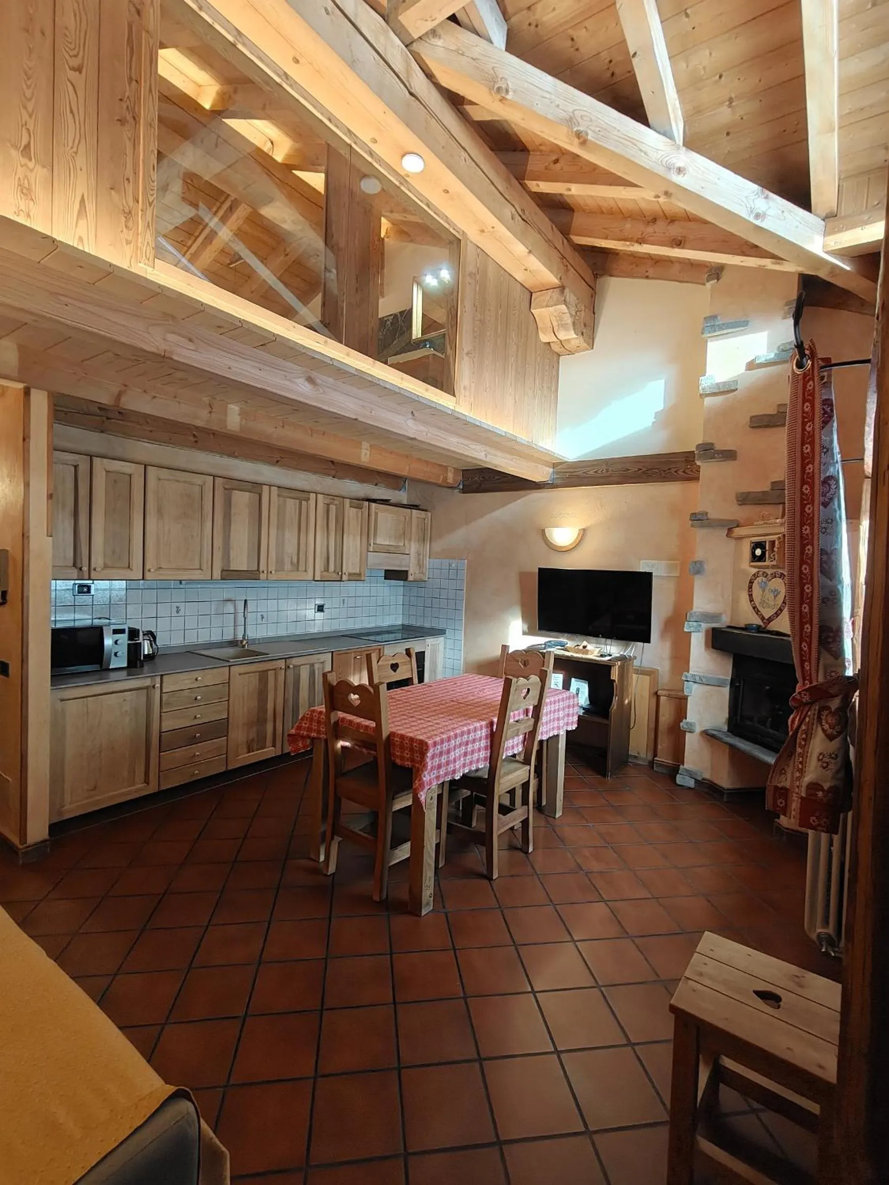 Kitchen or kitchenette in Residence Ruetoreif