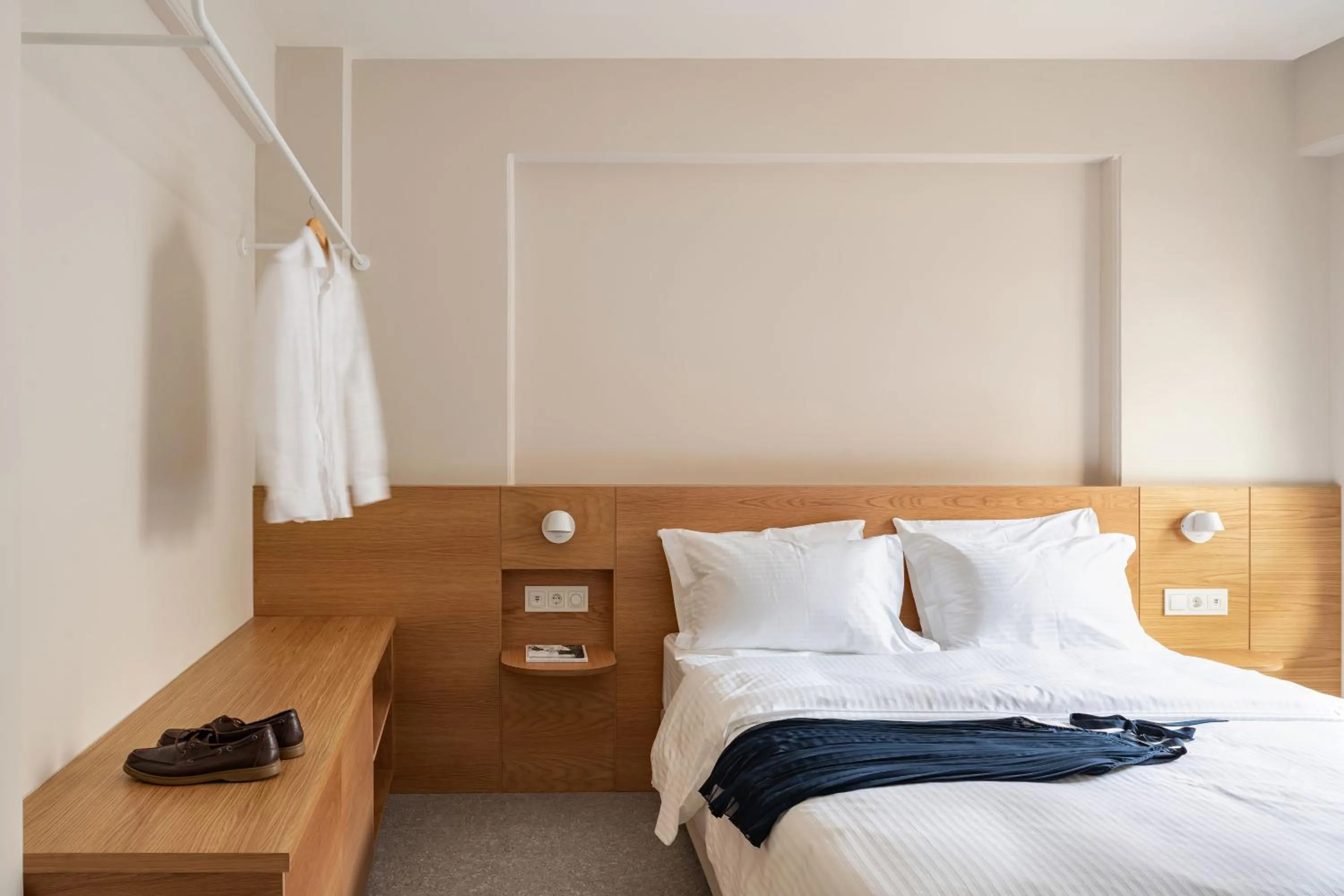 Bedroom, Bed in Townhouse Lefkada