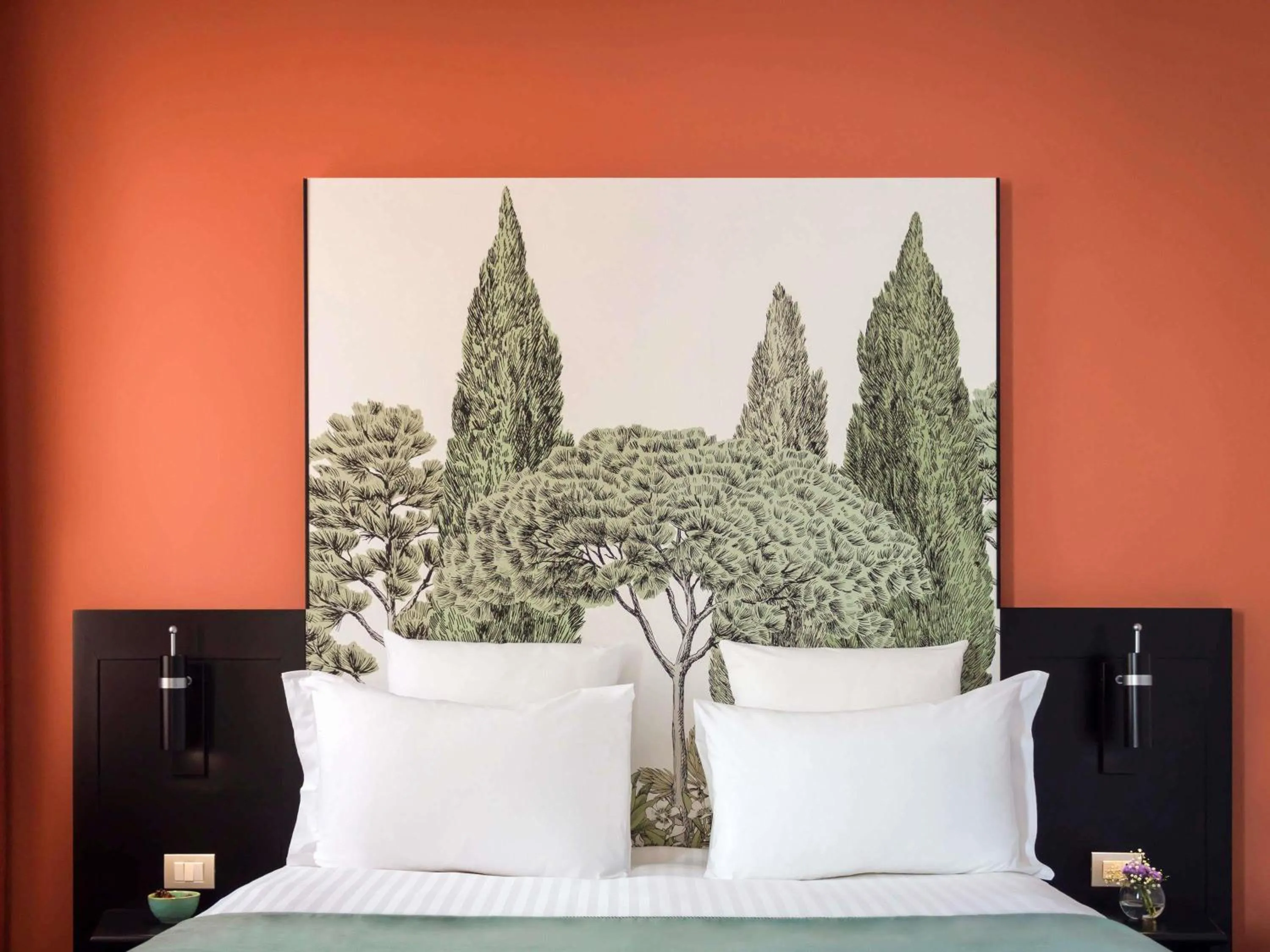 Bedroom, Bed in Hotel Mercure Roma Corso Trieste