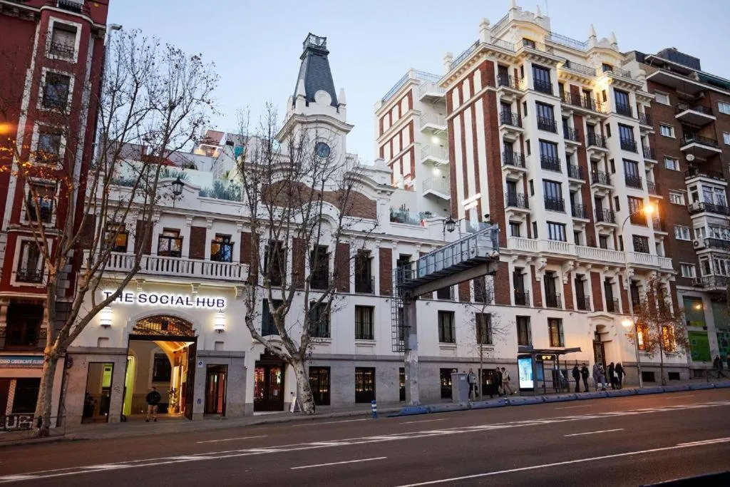 Property building in The Social Hub Madrid 4 star