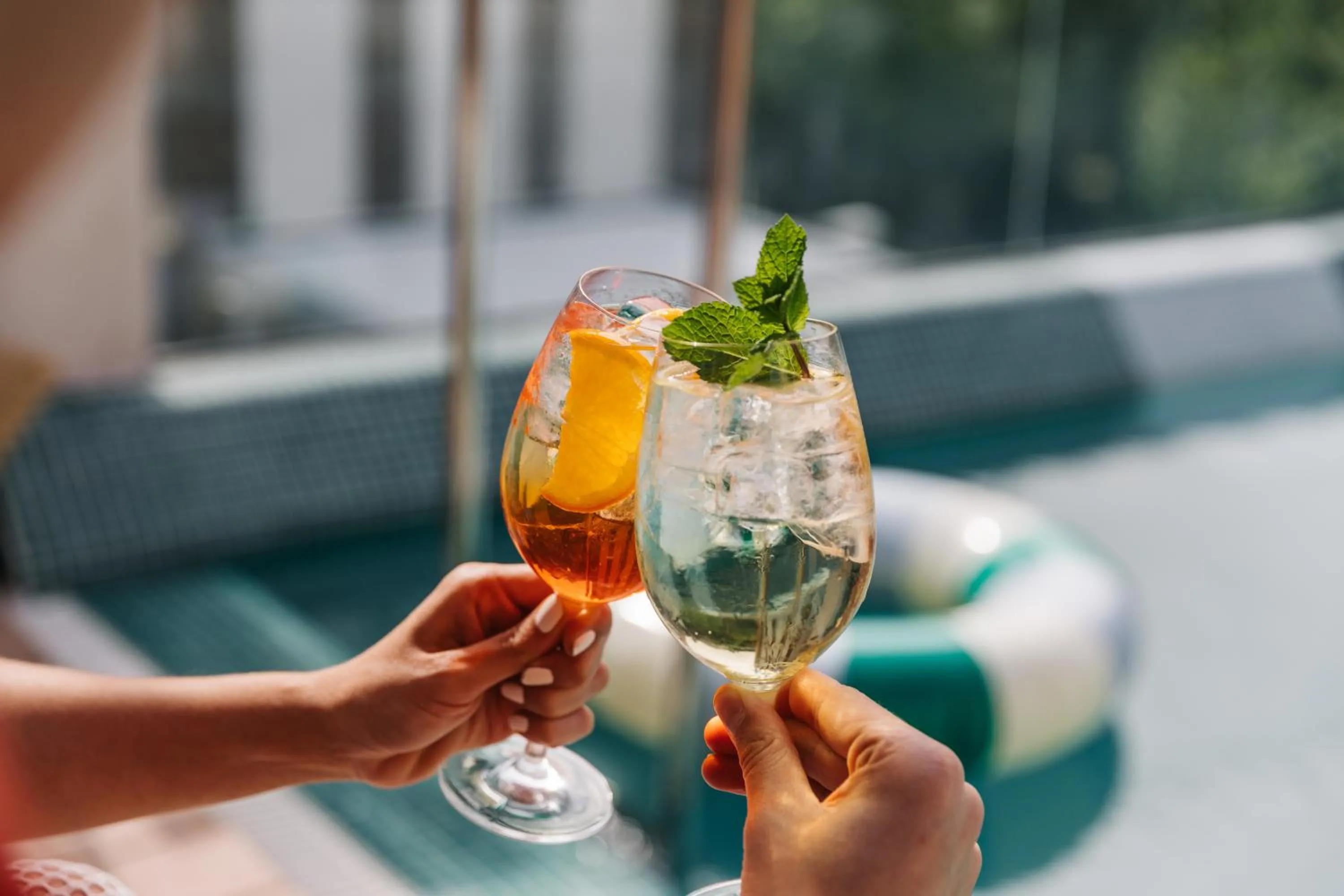 Swimming pool in The Social Hub Madrid 4 star