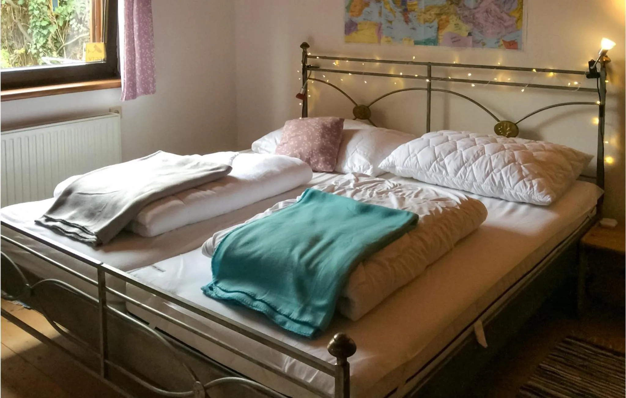 Bed in Ferienhaus-Wiendonaustadt