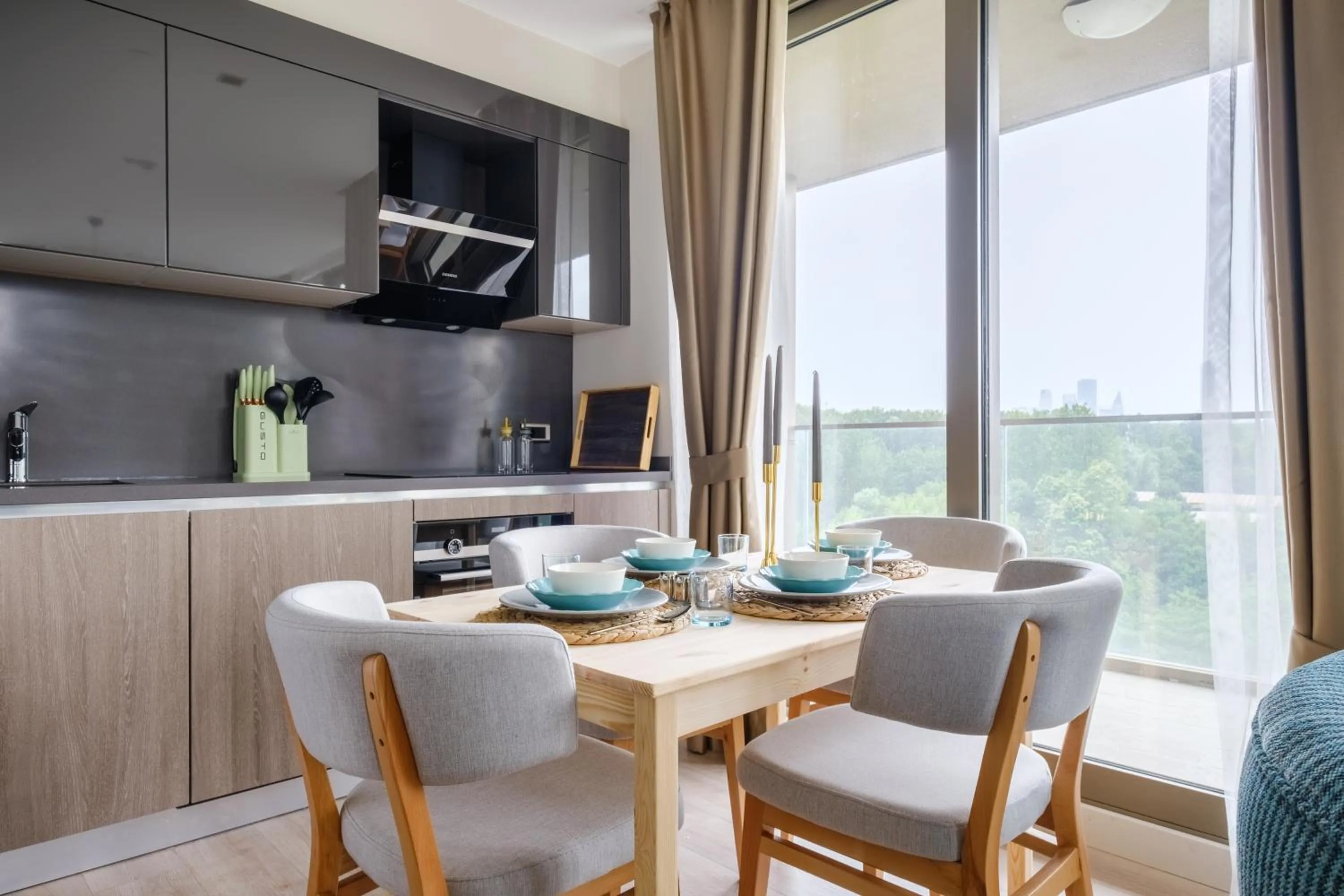 Kitchen or kitchenette in AS Maslak by NewInn