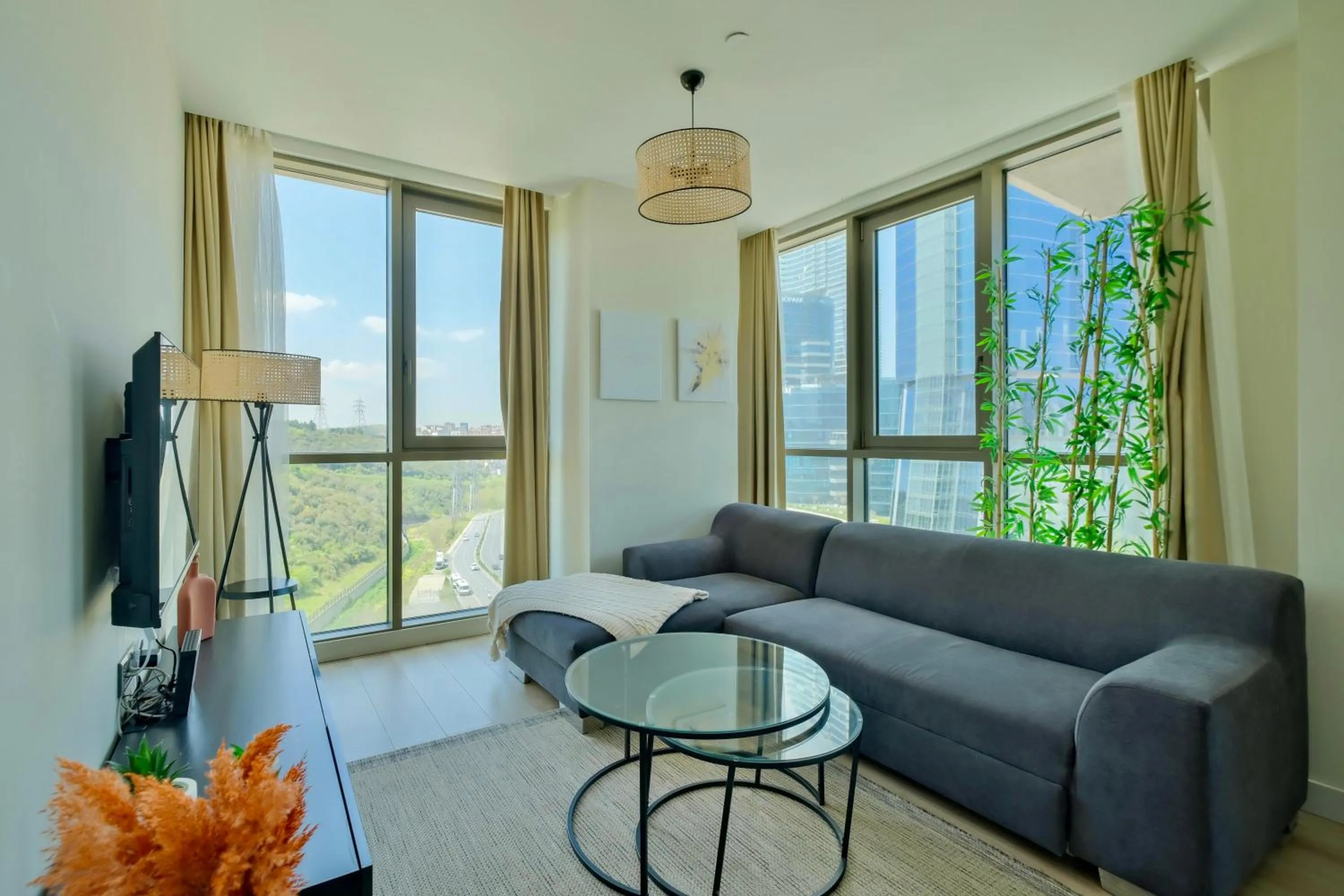 Living room in AS Maslak by NewInn