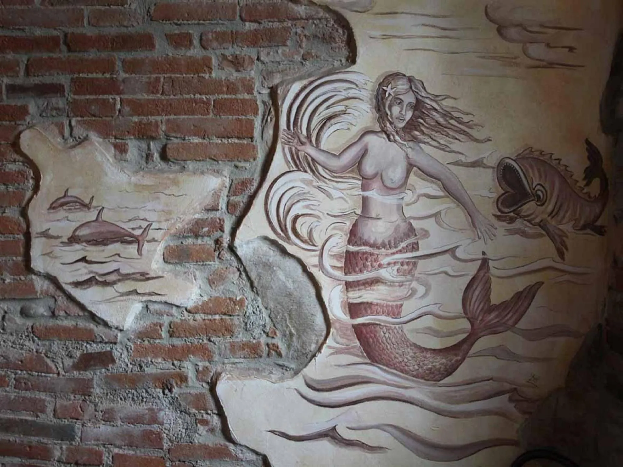 Decorative detail in Villa Corte Degli Dei