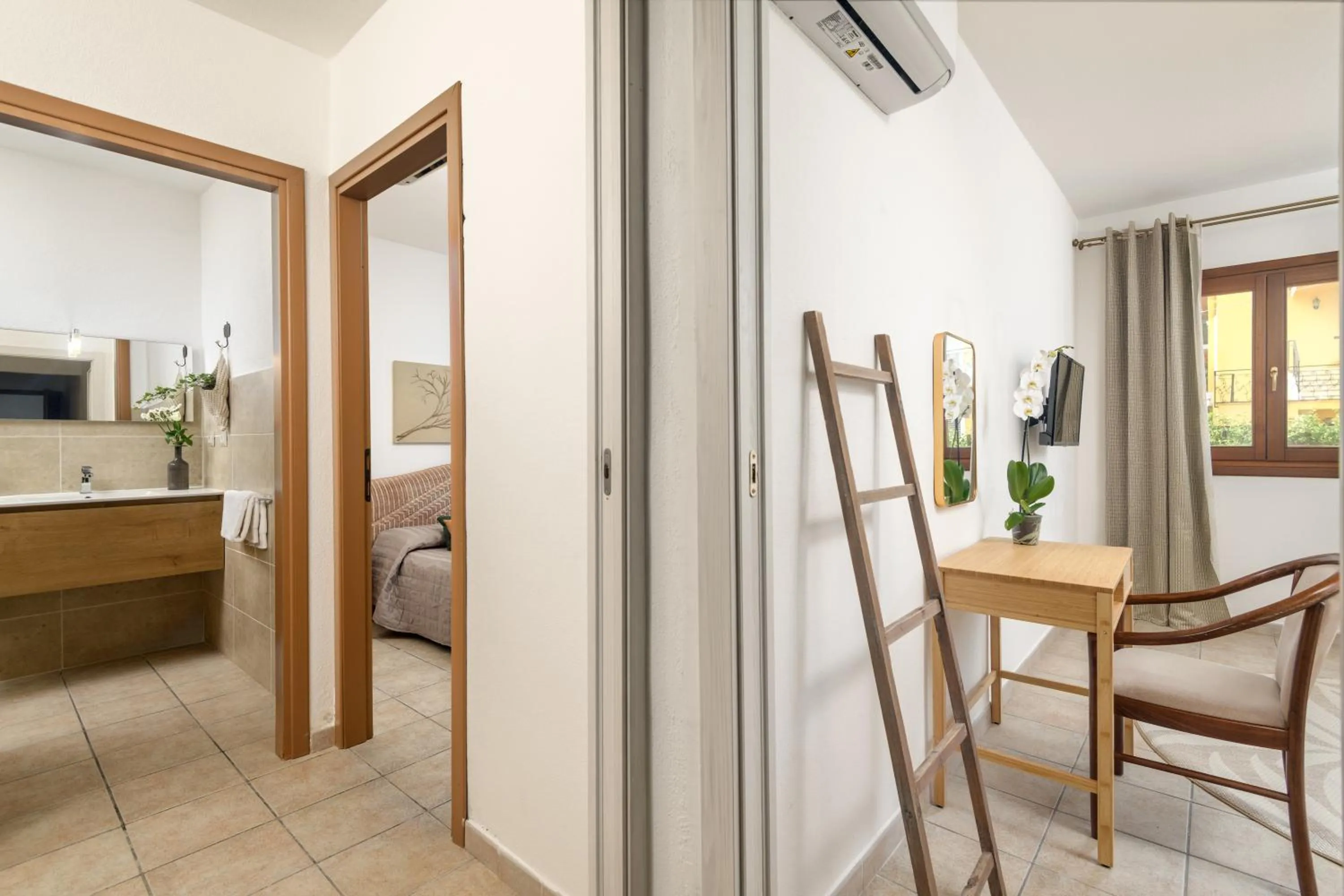 Bed in Hotel Moderno