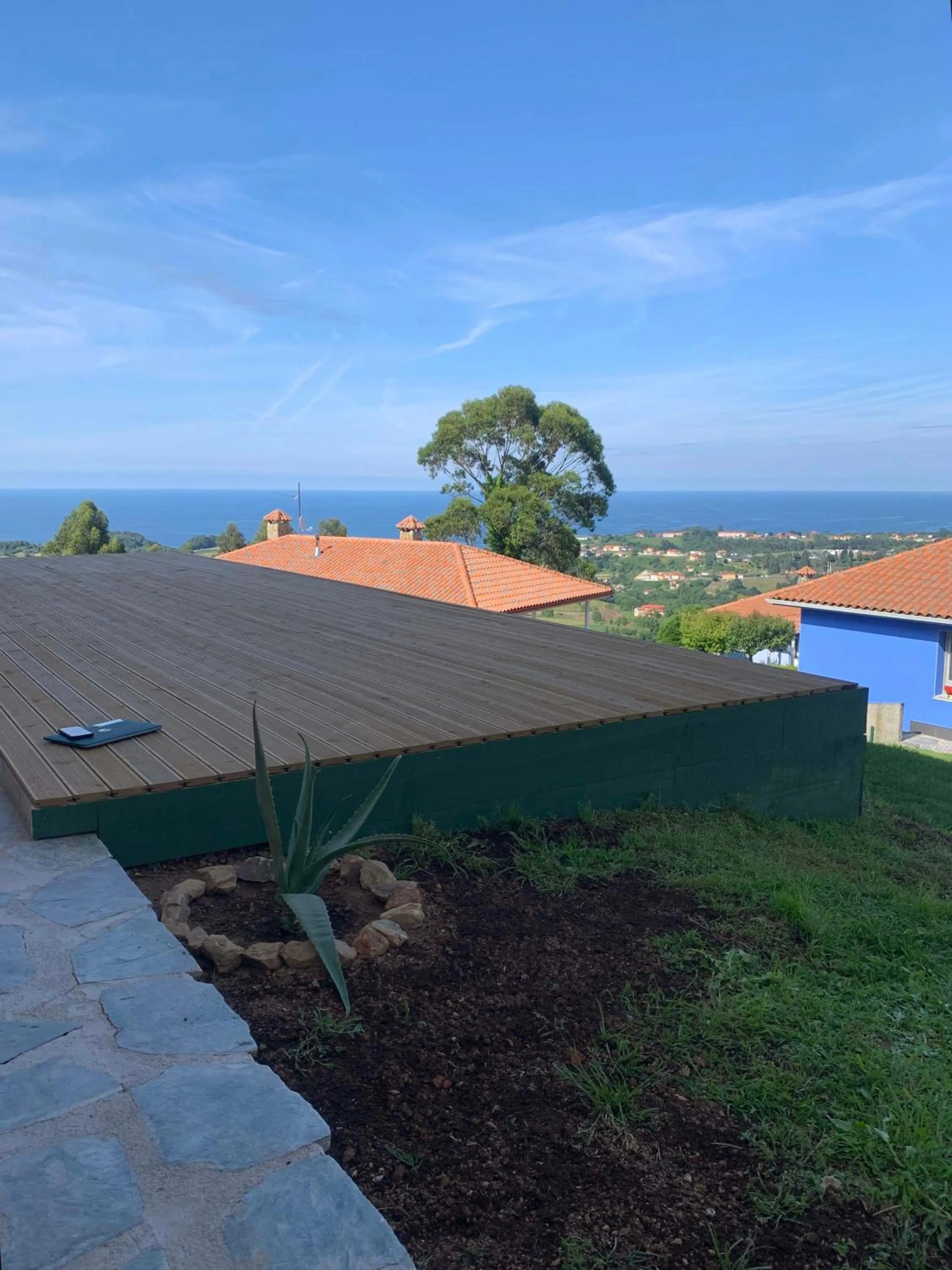 Balcony/Terrace in El Gato Gordo - bike & surf house