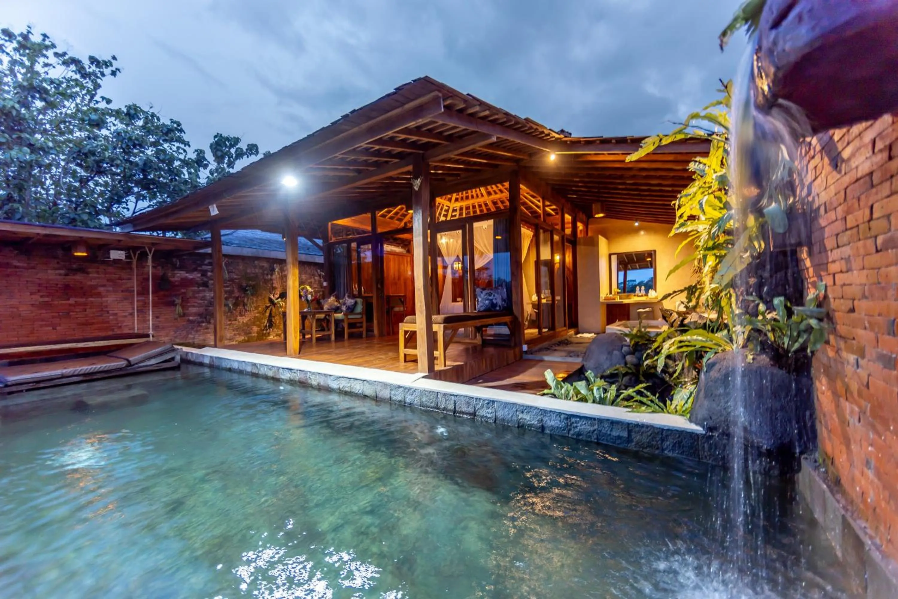 Property building in Joglo Organik Guesthouse