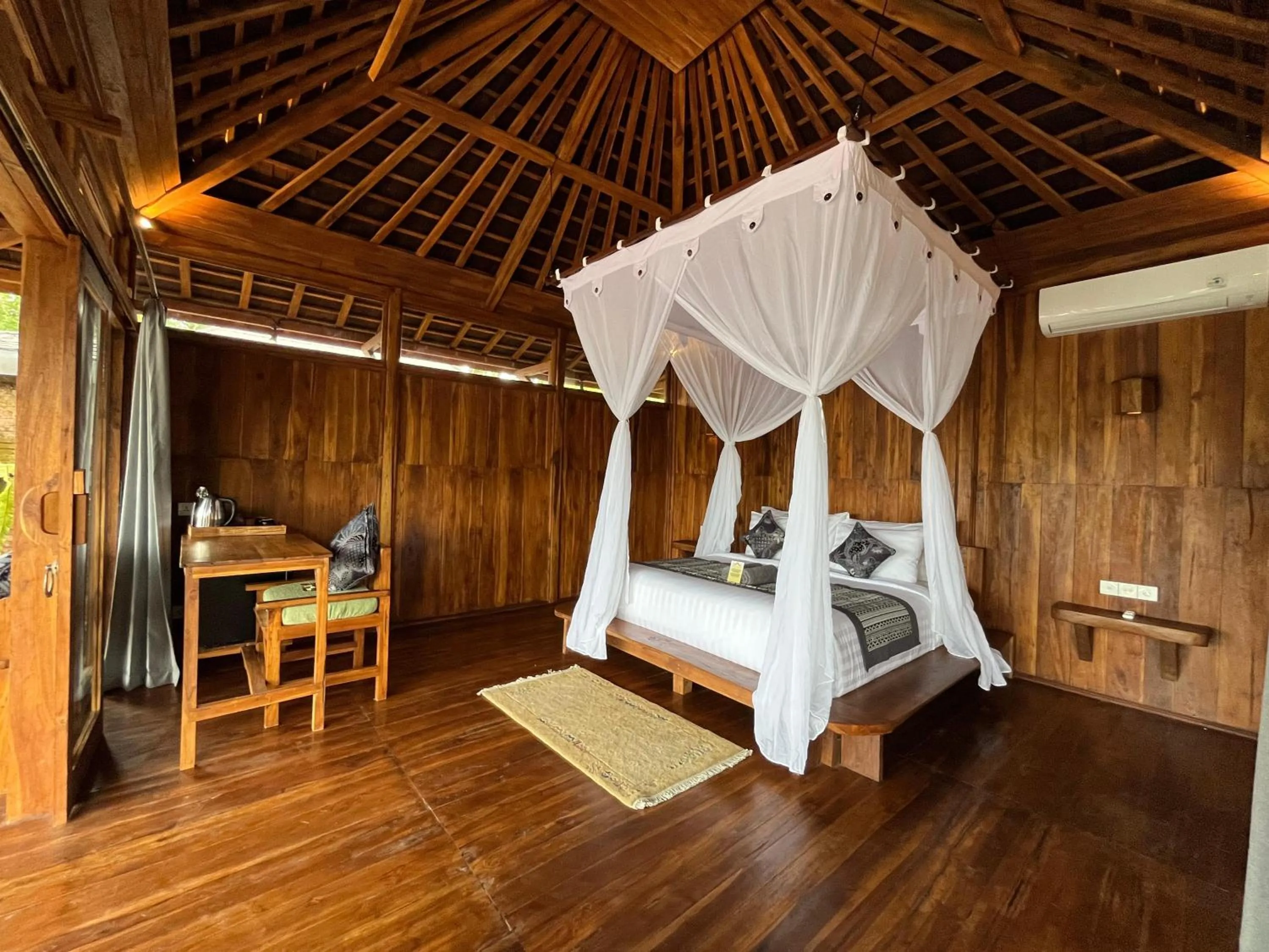 Property building, Bed in Joglo Organik Guesthouse