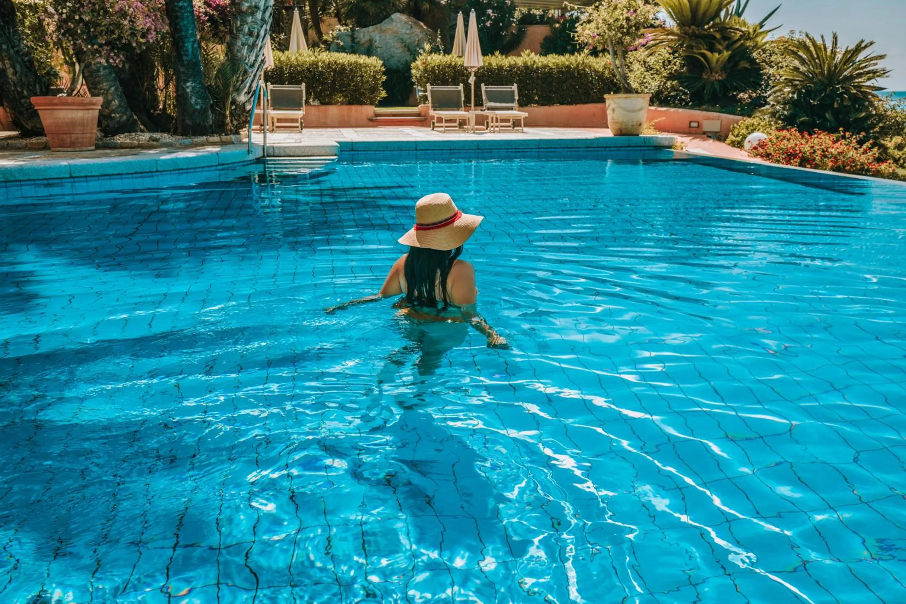Swimming pool in Hotel La Bitta - Bovis Hotels