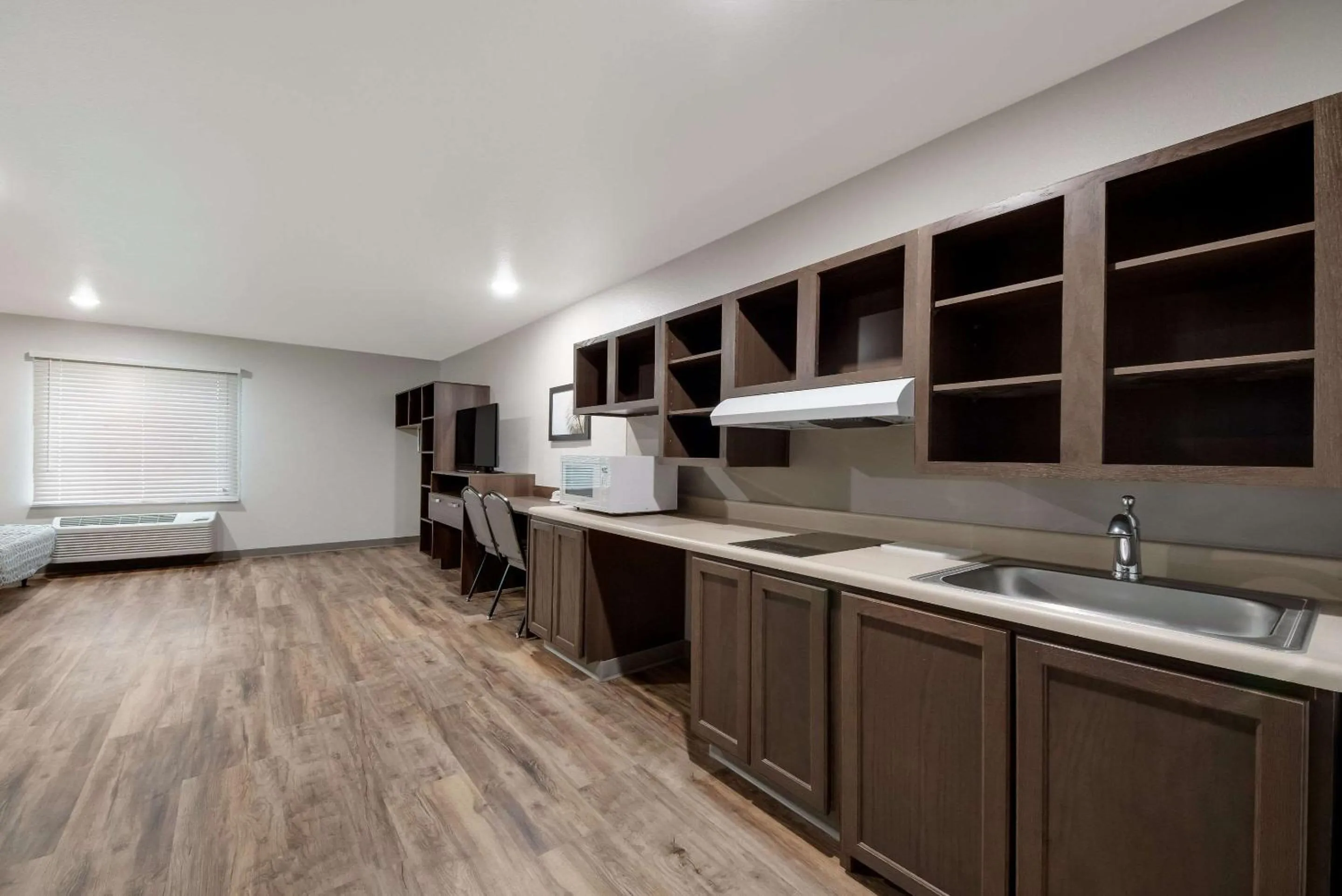 Kitchen or kitchenette in WoodSpring Suites San Antonio UTSA - Medical Center
