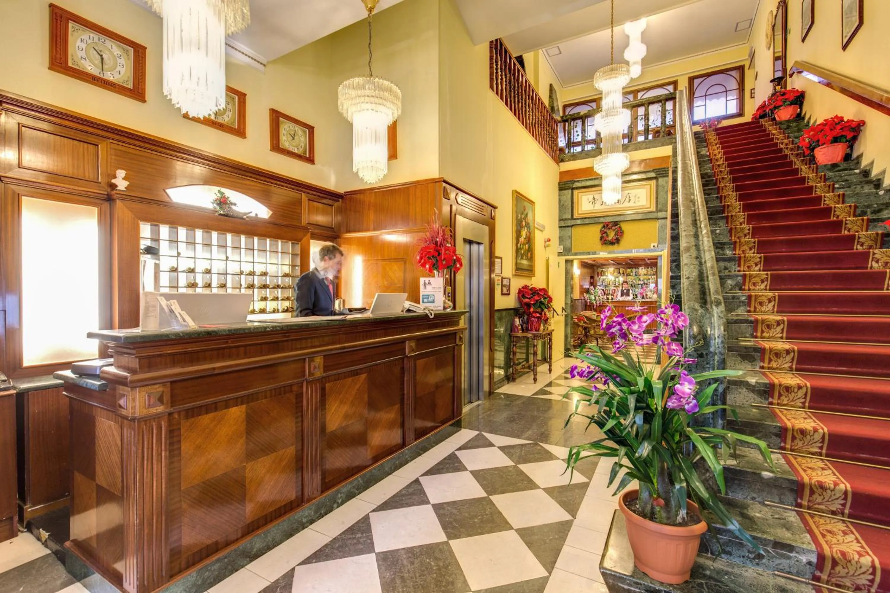 Lobby or reception in Hotel Impero