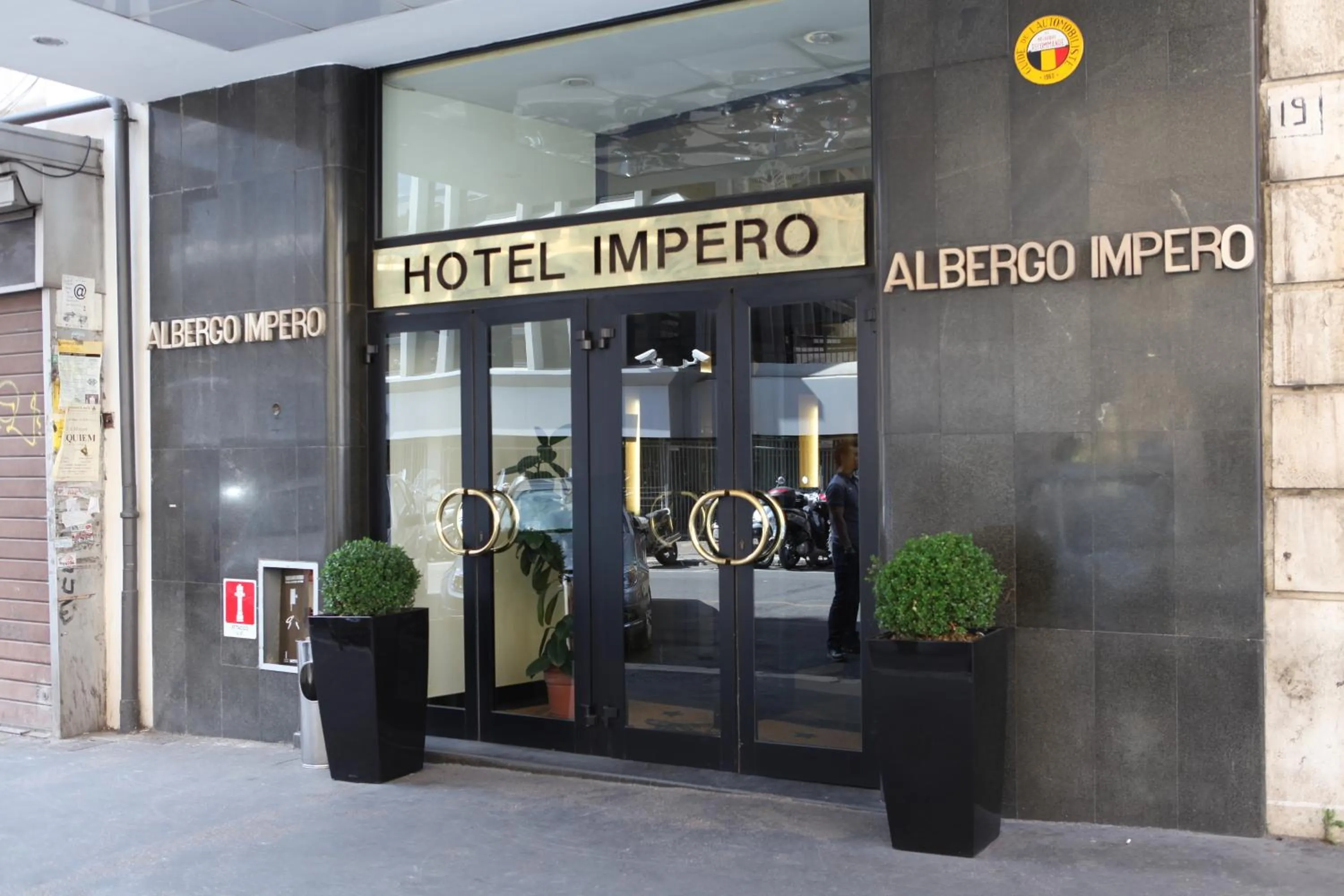 Facade/entrance in Hotel Impero