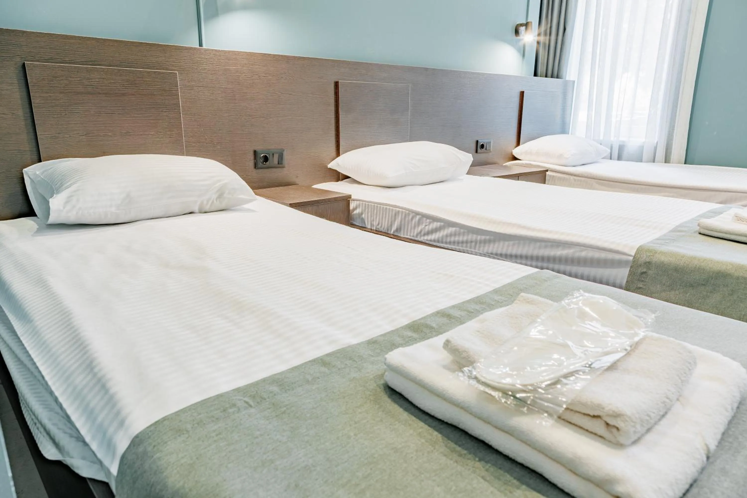 Photo of the whole room, Bed in Route Hotel