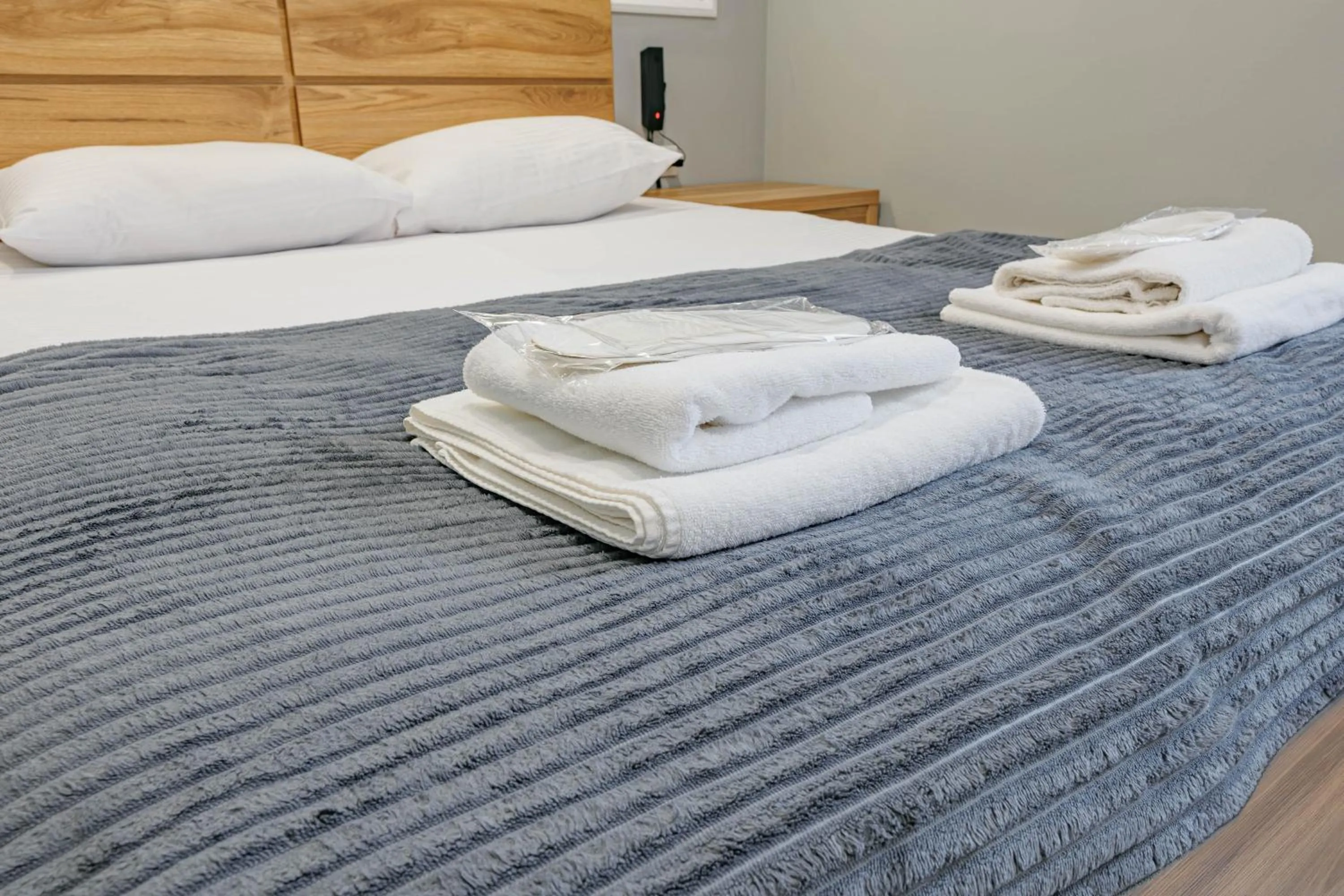 Photo of the whole room, Bed in Route Hotel