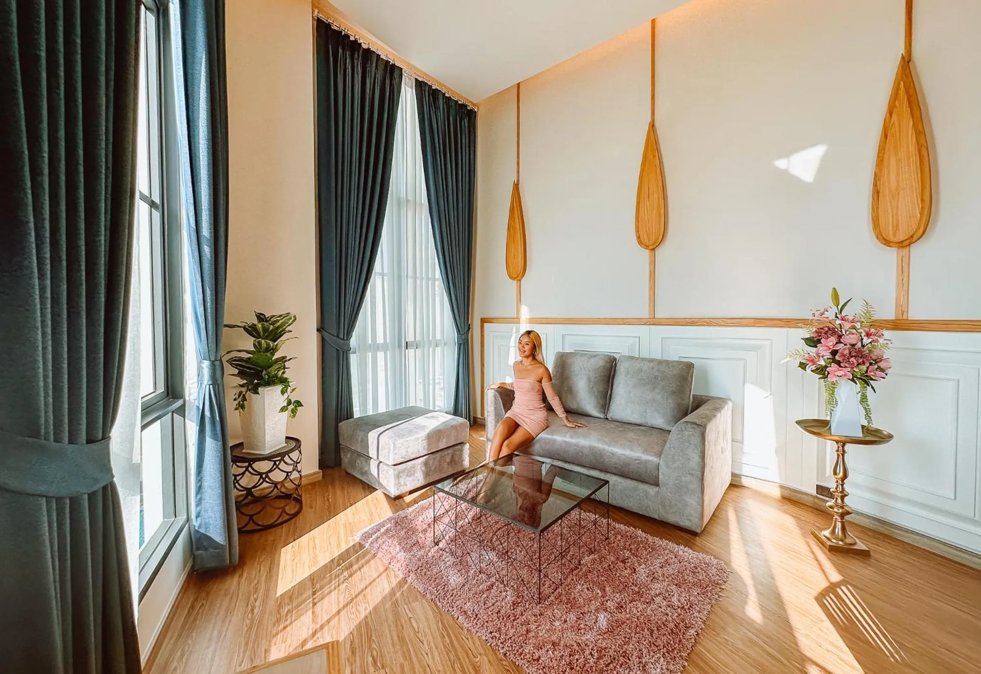 Living room in Grand Lord Hotel & Residence - Pattaya