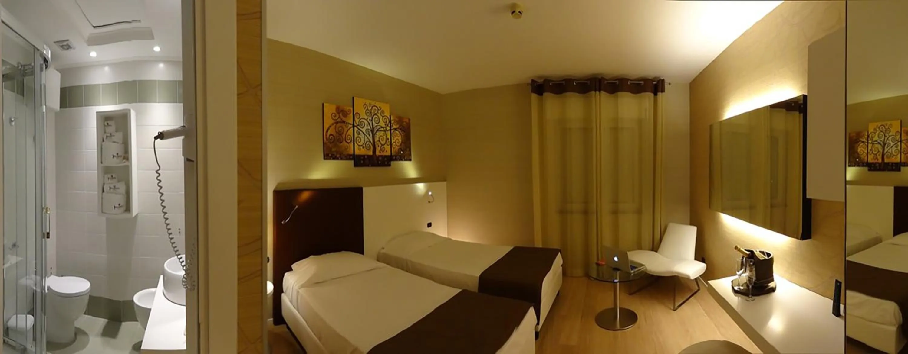 Bed in Hotel Incontro