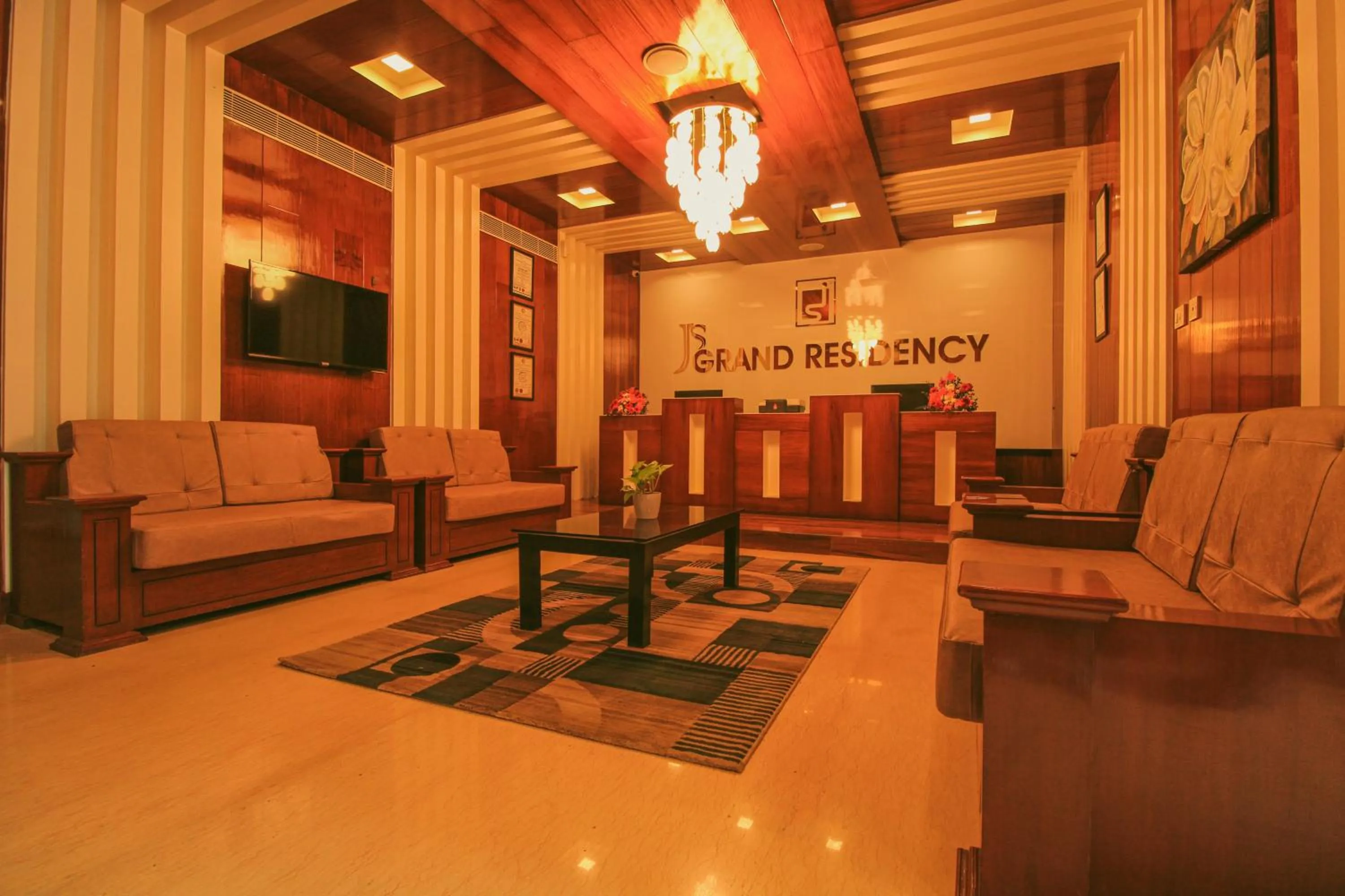 Lobby or reception in JS Grand Residency - Formerly as Emarald