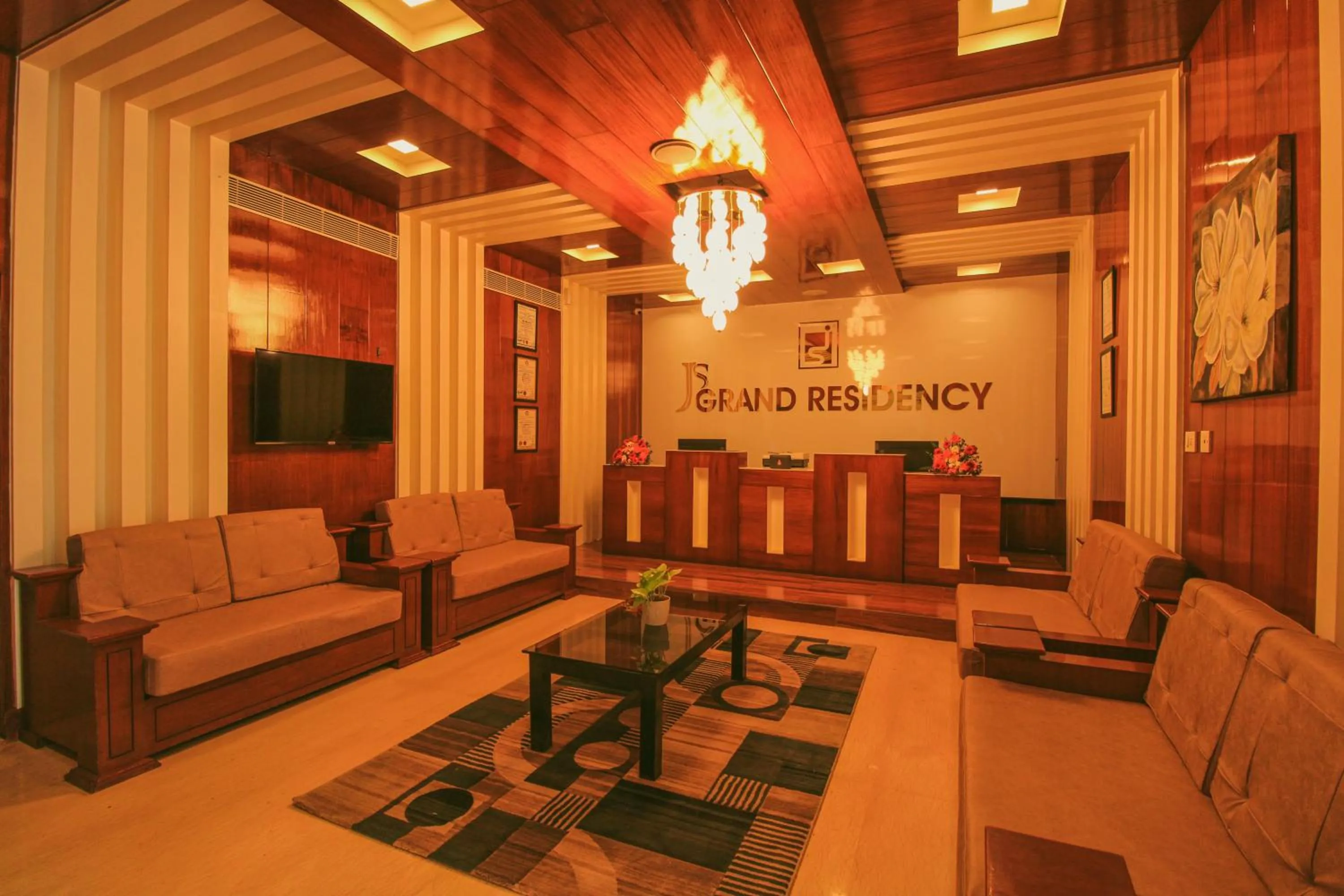 Lobby or reception in JS Grand Residency - Formerly as Emarald