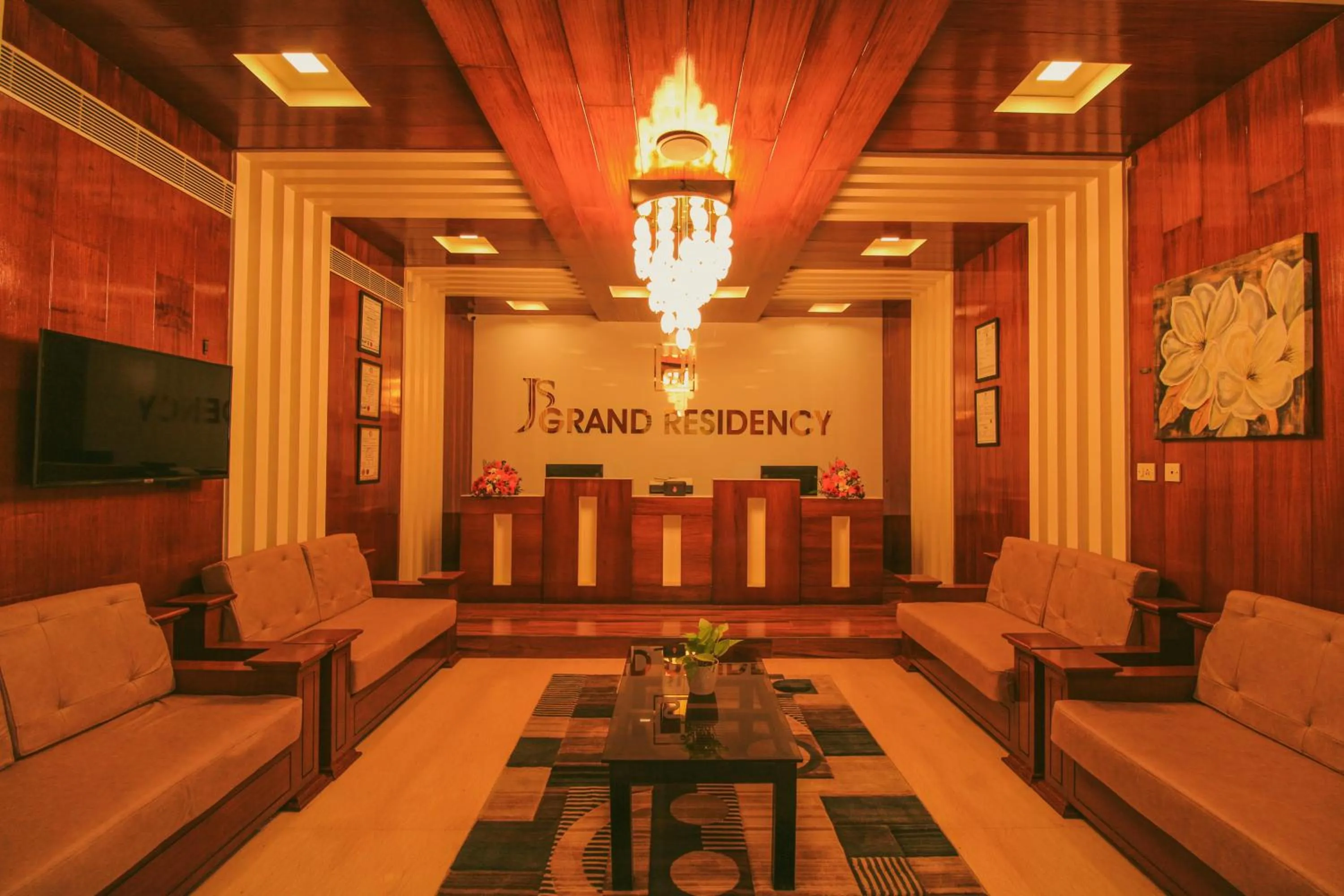 Lobby or reception in JS Grand Residency - Formerly as Emarald