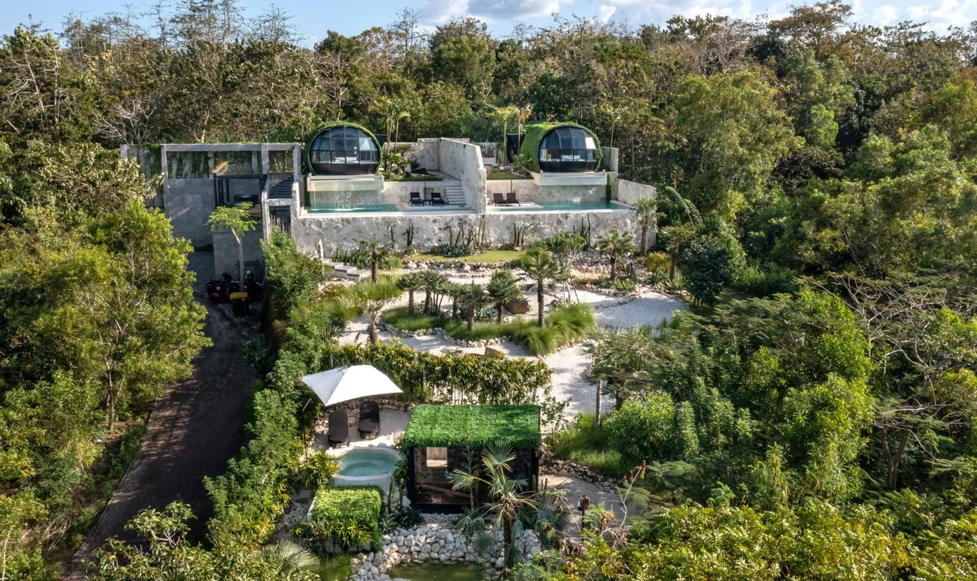Bird's eye view in Airship Bali by Alex Villas
