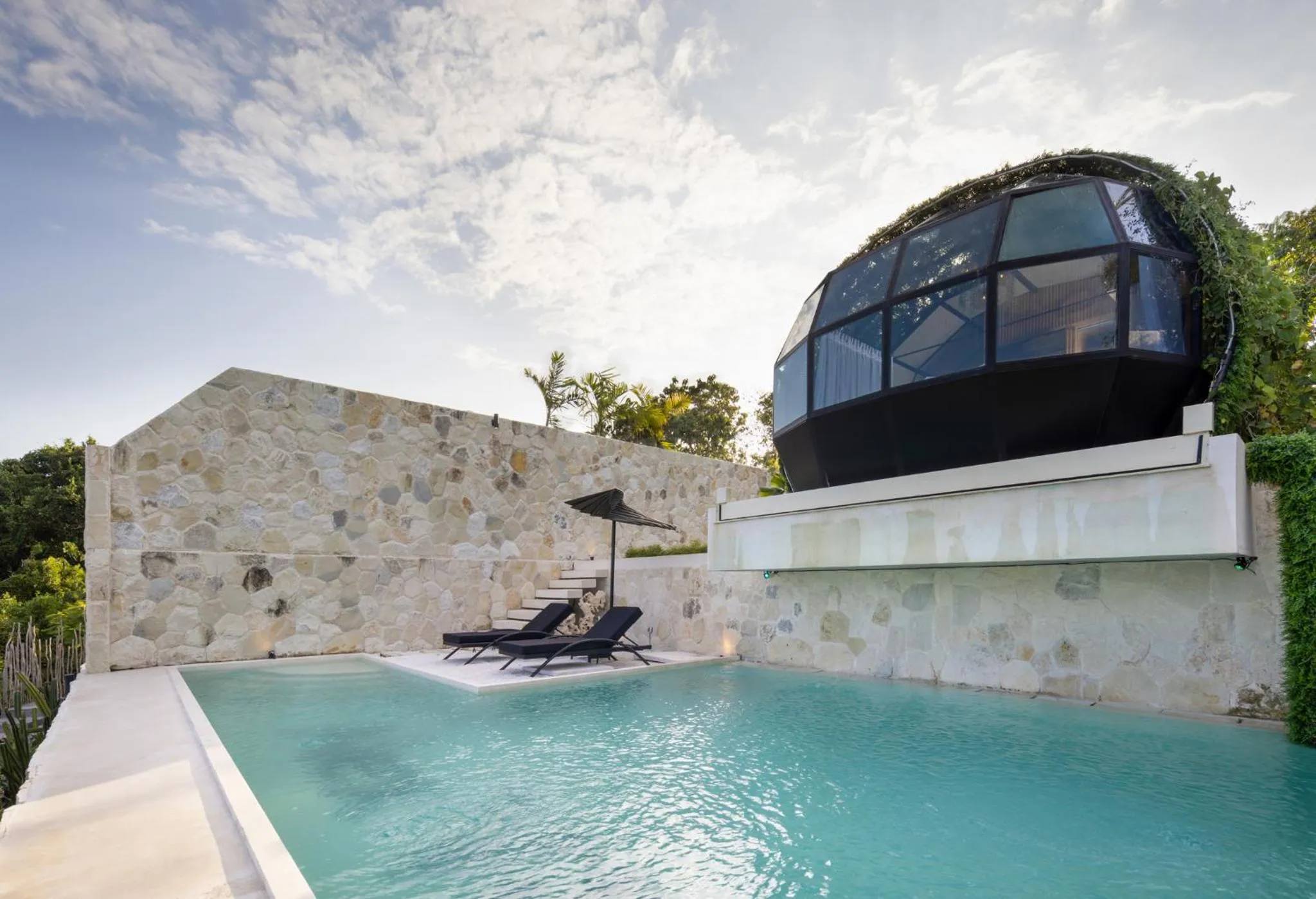 Pool view in Airship Bali by Alex Villas