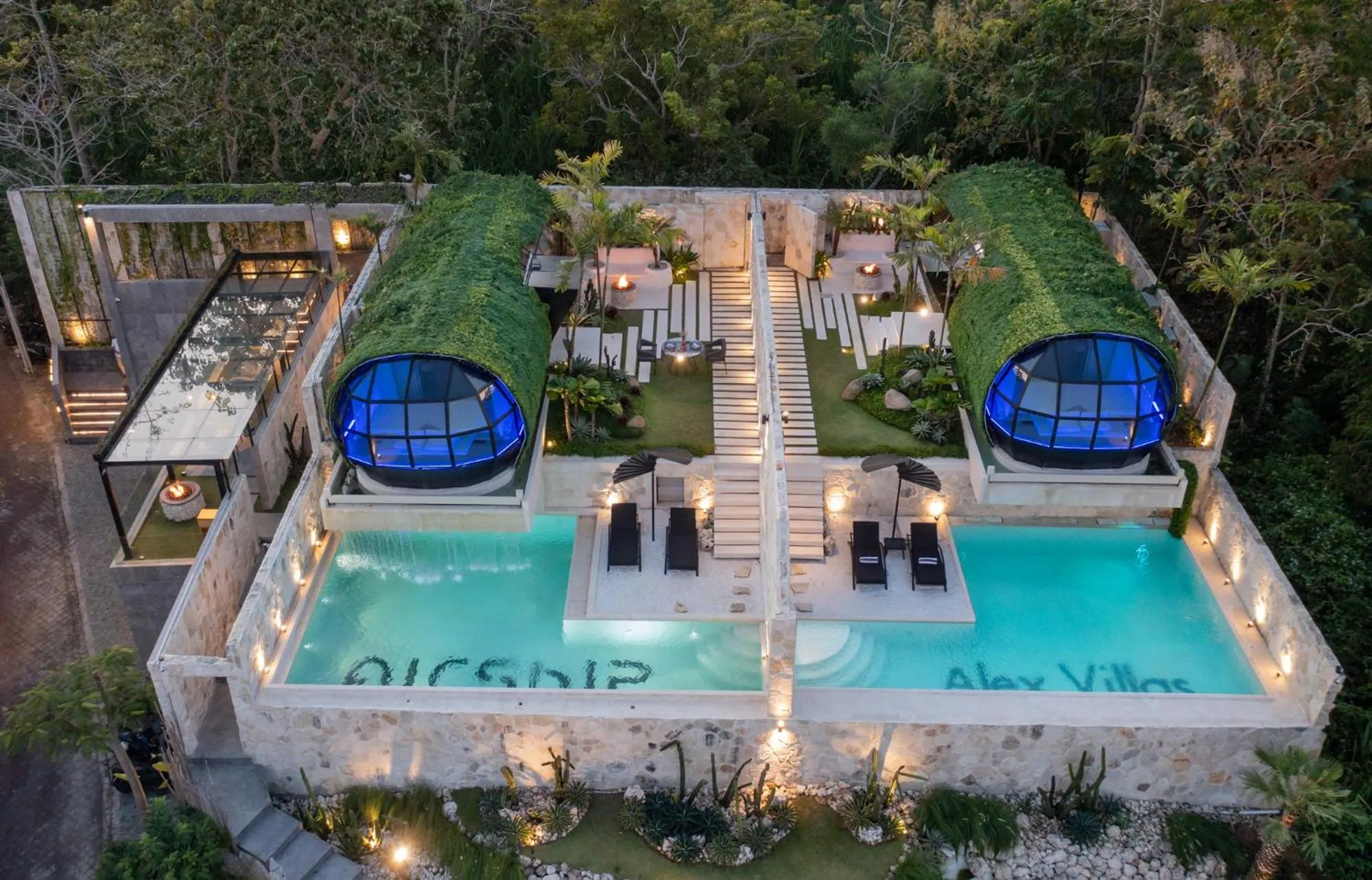 Bird's eye view in Airship Bali by Alex Villas