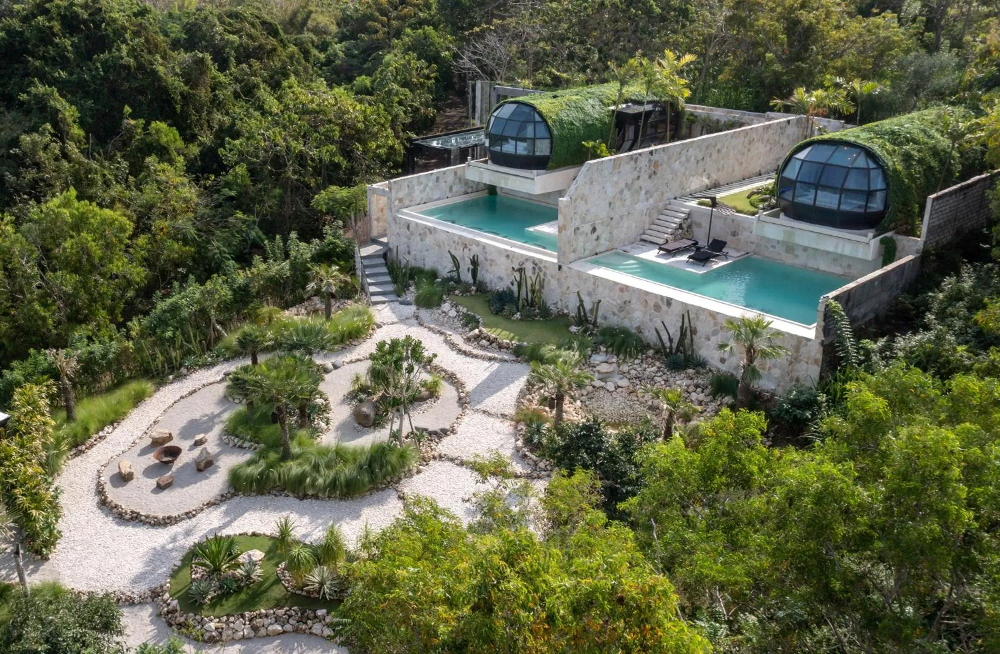 Bird's eye view in Airship Bali by Alex Villas