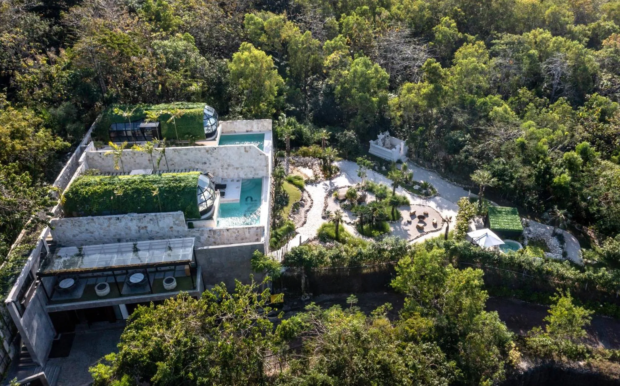 Bird's eye view in Airship Bali by Alex Villas