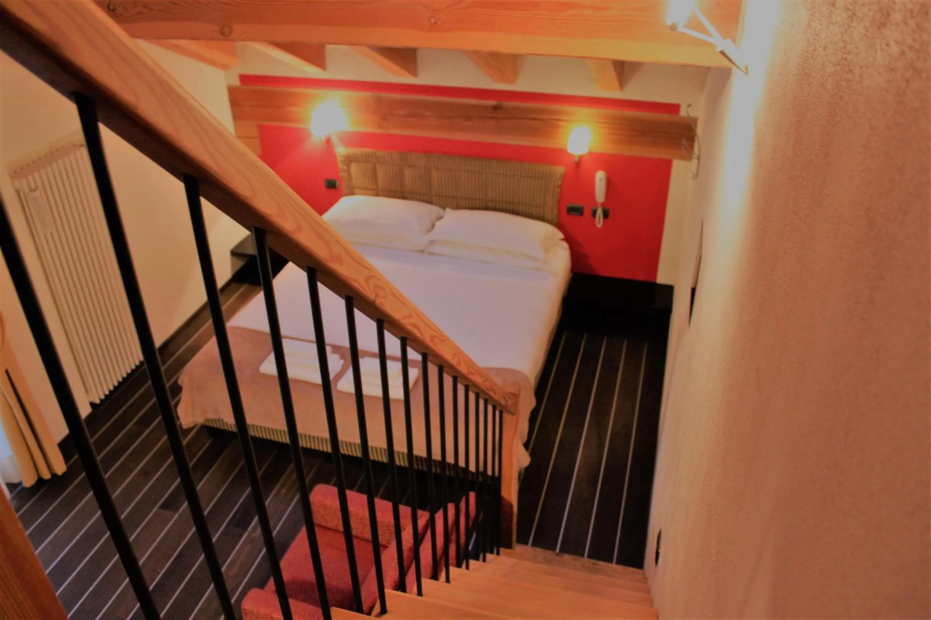 Photo of the whole room, Bed in Hotel Nordend