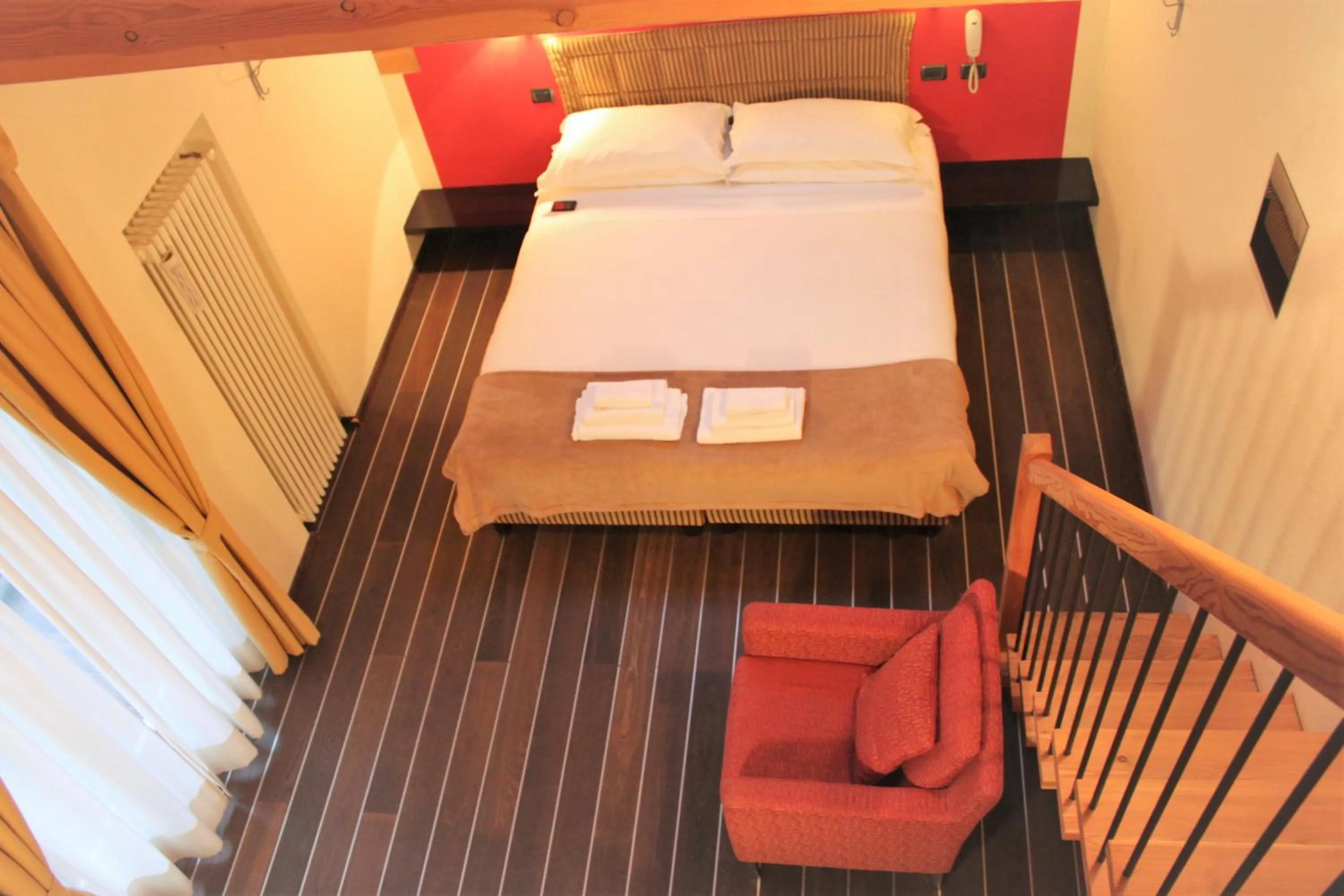 Bedroom, Bed in Hotel Nordend