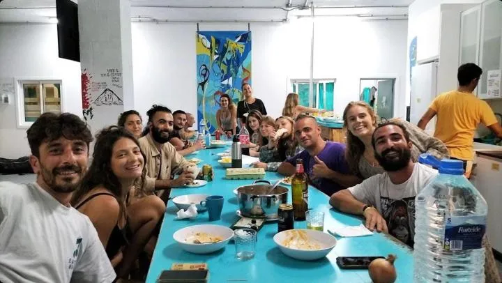 People in Medano Nest Hostel