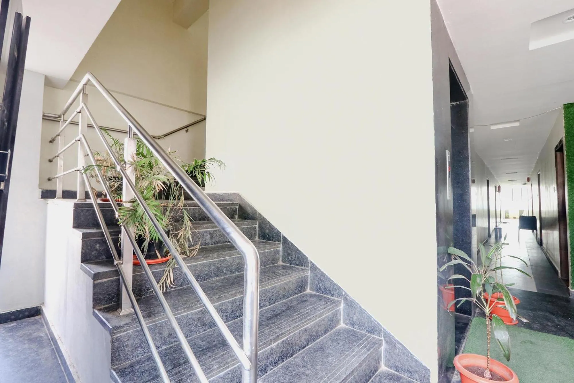 Lobby or reception in FabHotel Galaxy Suites