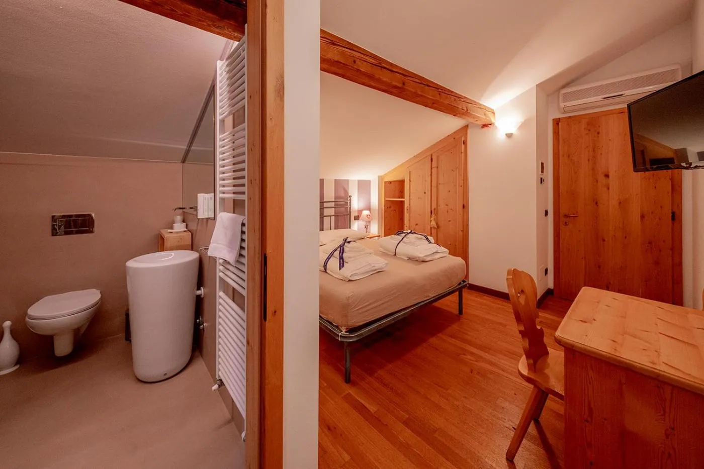 Bed in Agriturismo Mas dei Chini