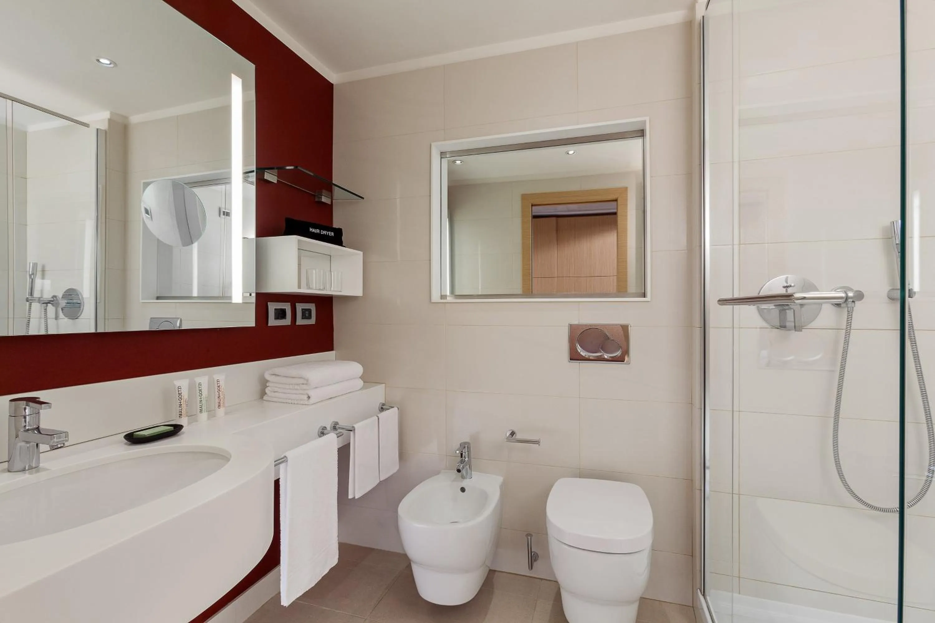 Bathroom in Le Meridien Visconti Rome